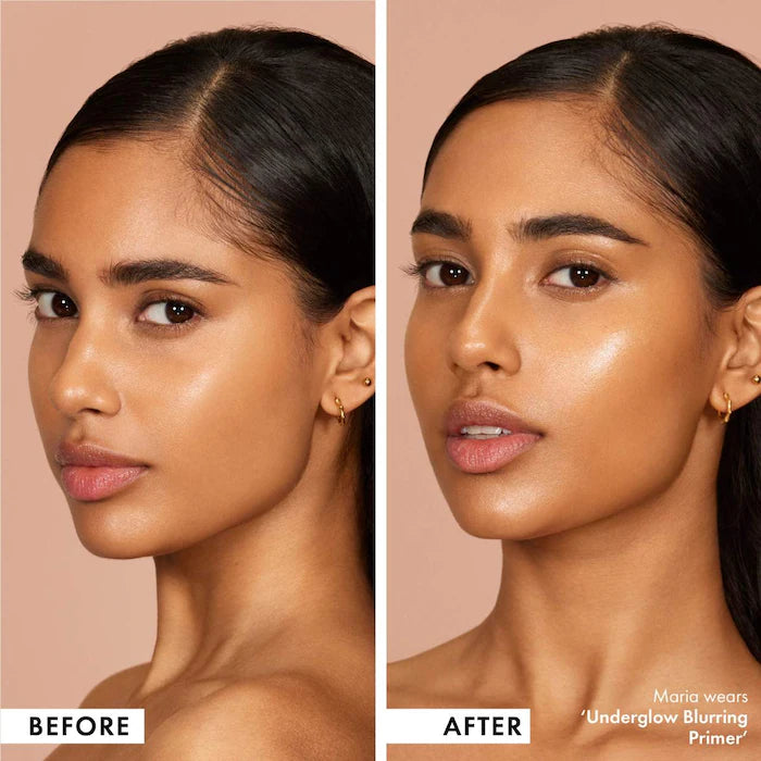 Iconic London Undeglow Blurring Primer - Pore Minimizing & Smoothing Face Makeup Base for Flawless Foundation Application | Perfect for Daily Wear, Photo Shoots & Special Occasions