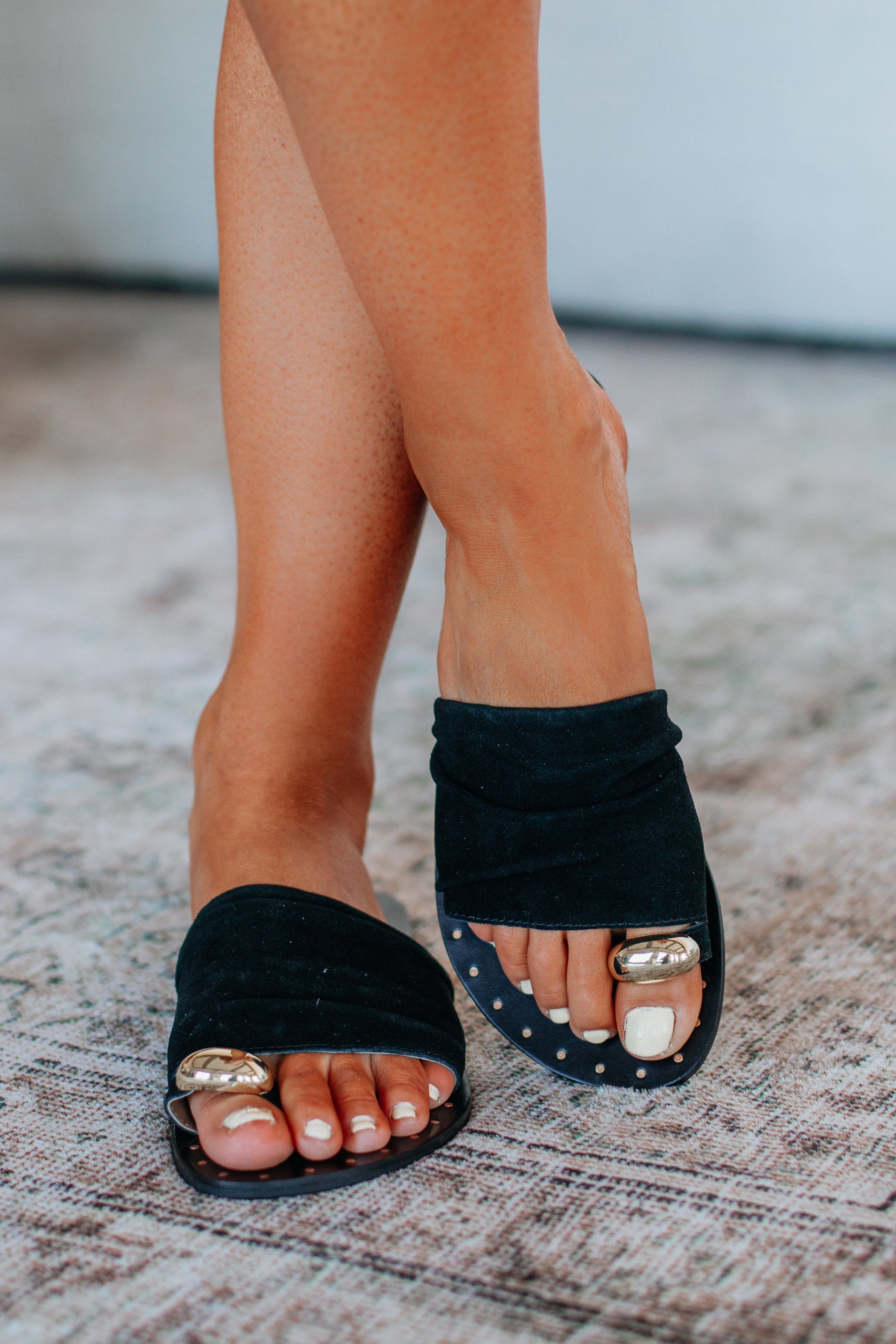 Keep It Current Sandals for Women - Comfortable Black Summer Sandals | Perfect for Beach, Vacation & Casual Outings