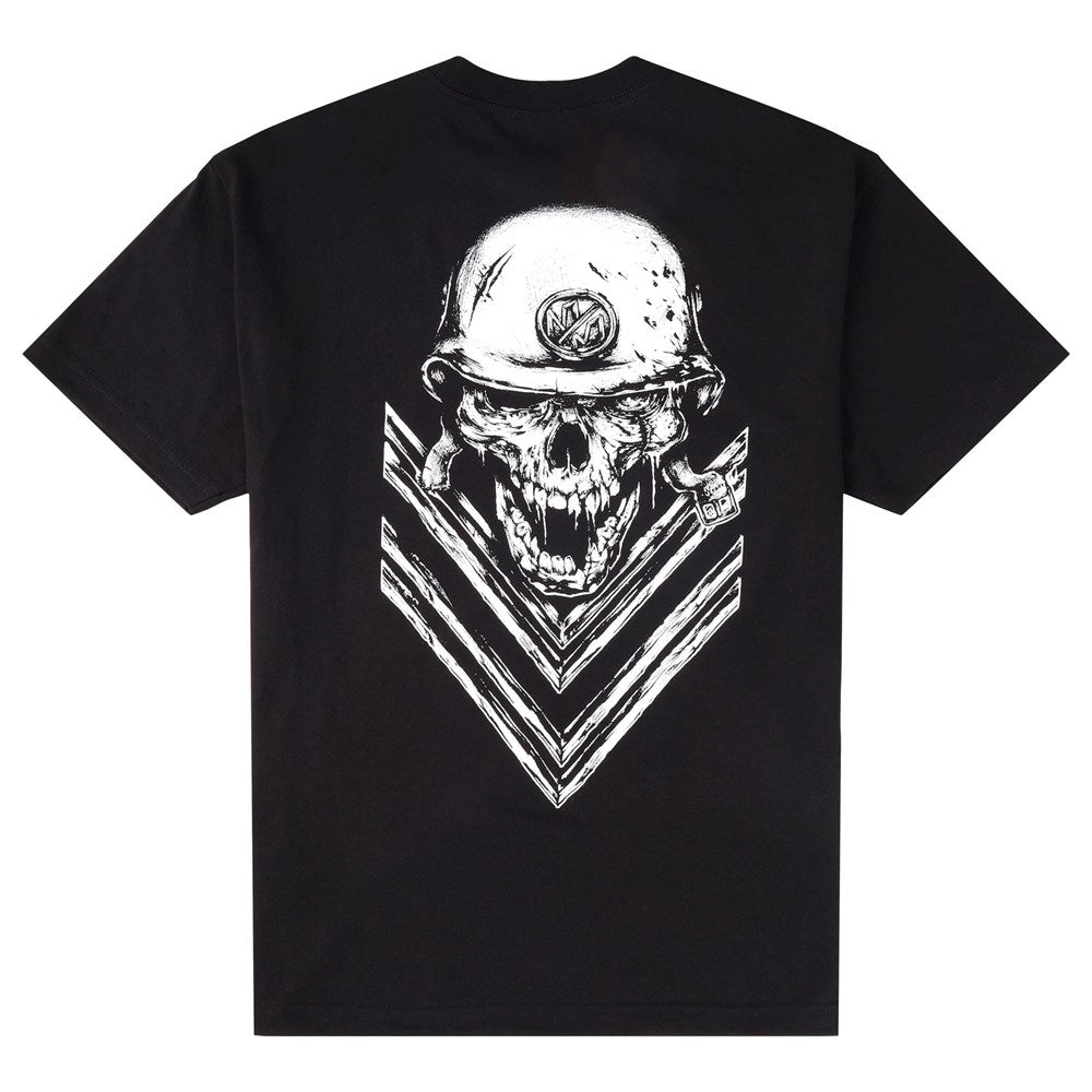Metal Mulisha Death Troop Graphic T-Shirt for Men - Skull & Crossbones Design - Streetwear & Motorcycle Riding Apparel