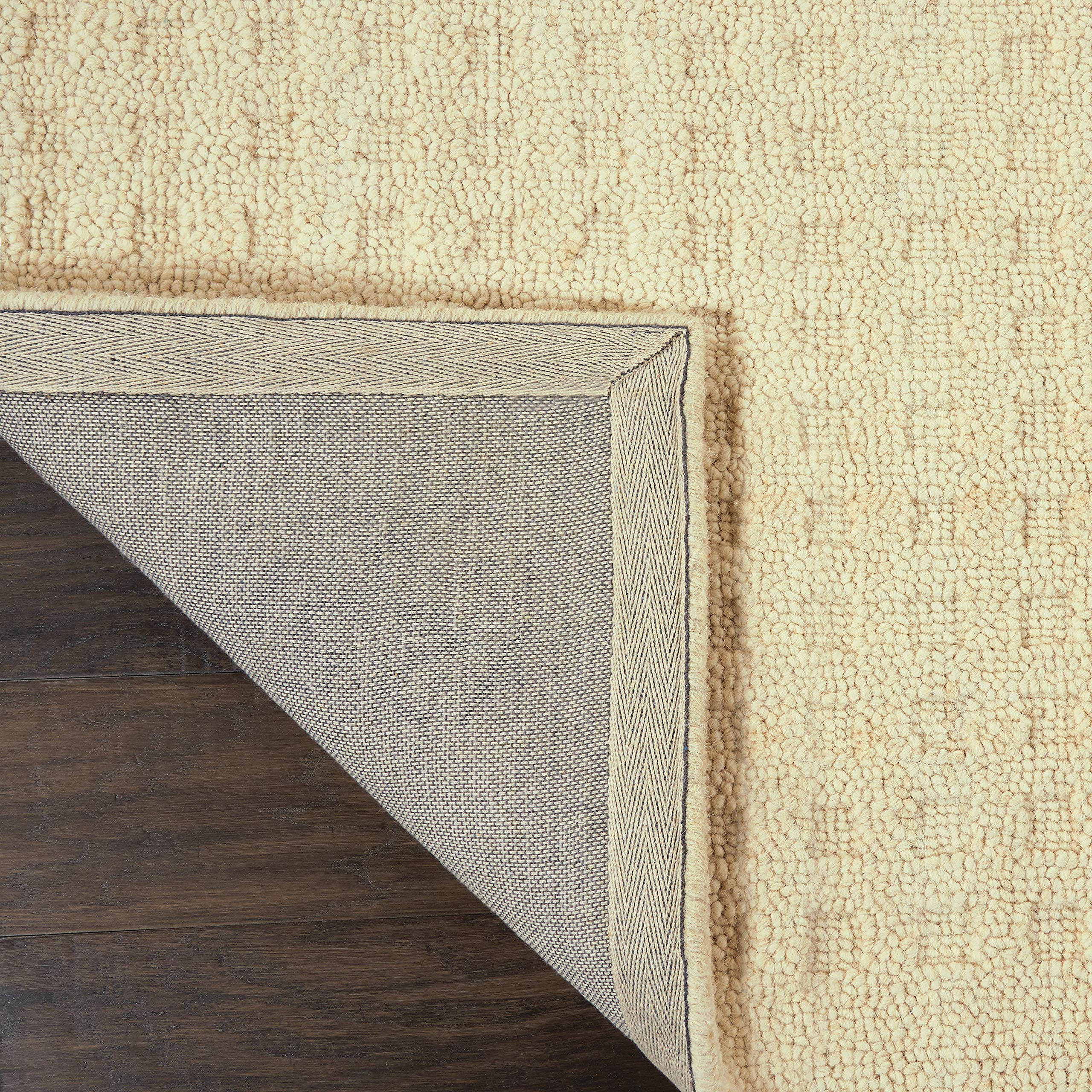 Nourison Perris Solid Ivory 2'3