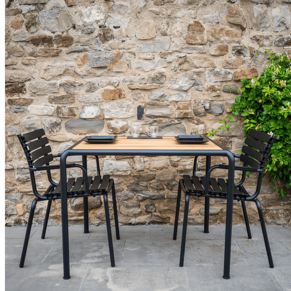 AVANTI Outdoor Dining Table - 33 Inch Round Patio Table for Backyard, Garden & Deck - Weather-Resistant & Durable for Outdoor Entertaining & Al Fresco Dining