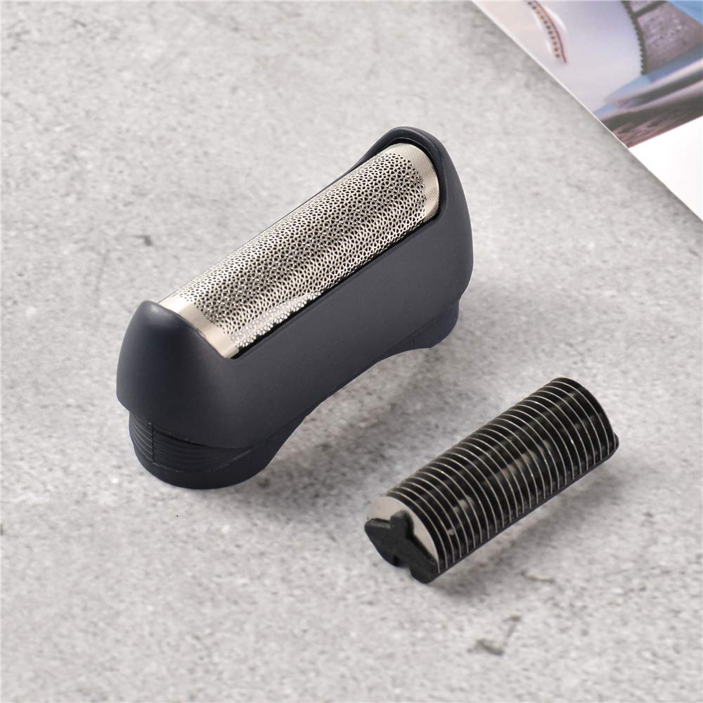 Braun Series 1 110 120 130 140 150 Replacement Shaver Foil & Cutter Blades - Compatible with Cruzer 11B, 5682, 5684, 5685 Models - Perfect for Men's Electric Shaver Maintenance & Smooth Shaving at Home or Travel