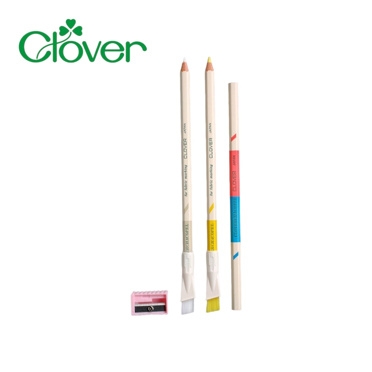 Clover Chacopel Marking Pencils Set - 6 Pack Fabric Tailor Chalk for Sewing, Quilting & Crafting | Perfect for Dressmaking, Pattern Marking & DIY Projects