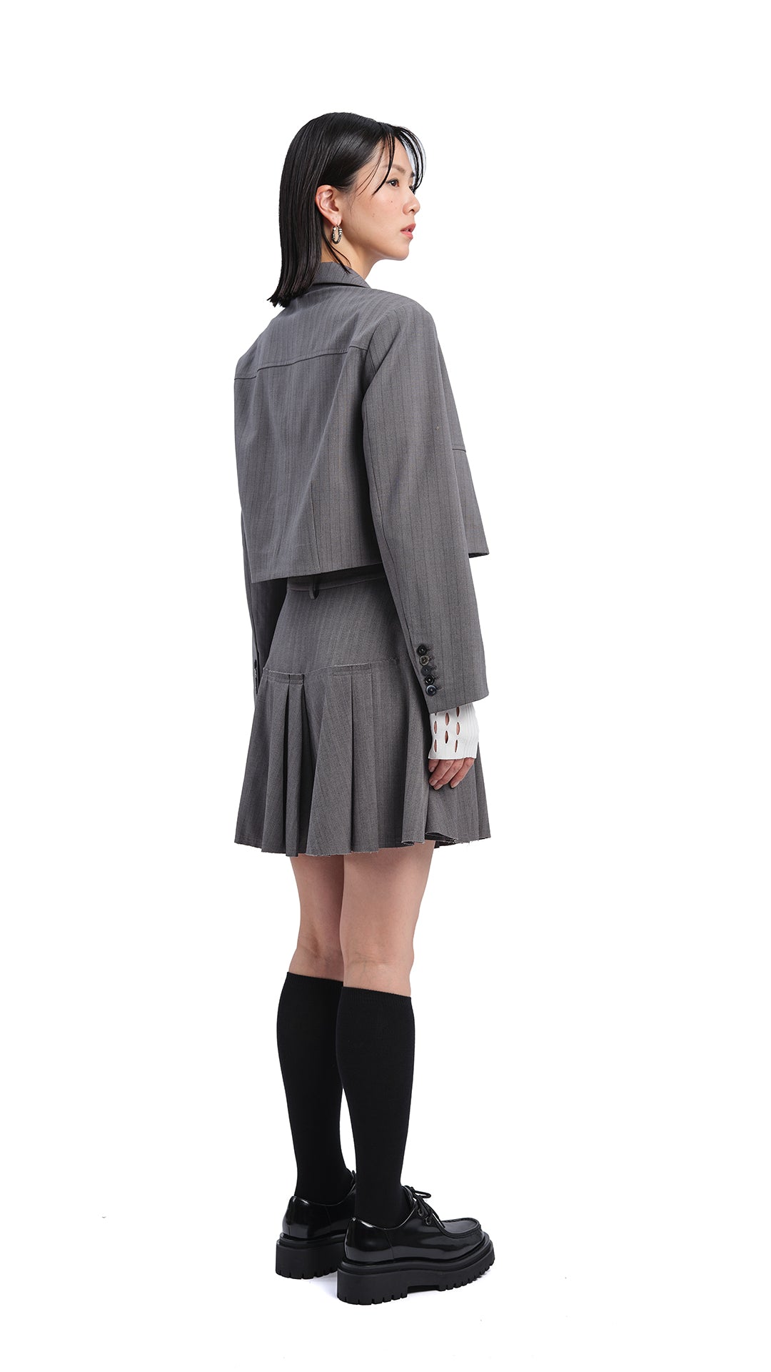 Stylish A-Line Pleated Skirt for Women - Trendy High Waist Flowy Midi Skirt - Perfect for Office, Party & Casual Wear