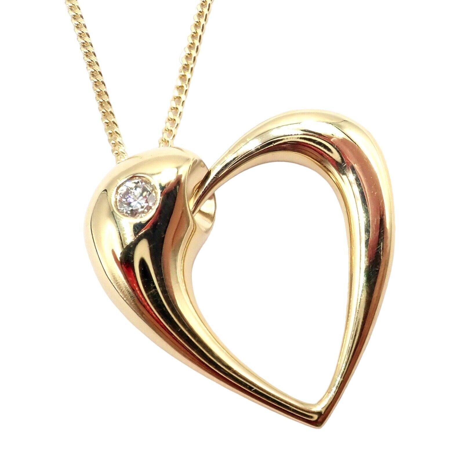 Georg Jensen 18K Yellow Gold Diamond Ouroboros Snake Necklace - Elegant Jewelry for Women, Perfect Gift for Anniversary & Special Occasions