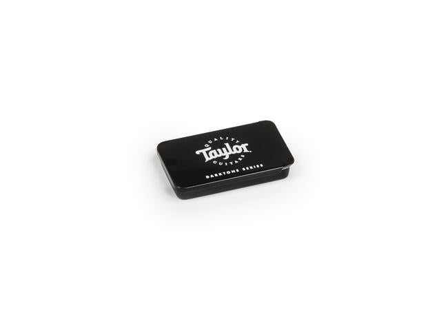 Taylor 2600 Darktone Series Guitar Pick Tin - Premium Plectrum Collection for Acoustic & Electric Guitar Players - Perfect for Practice, Recording & Live Performances