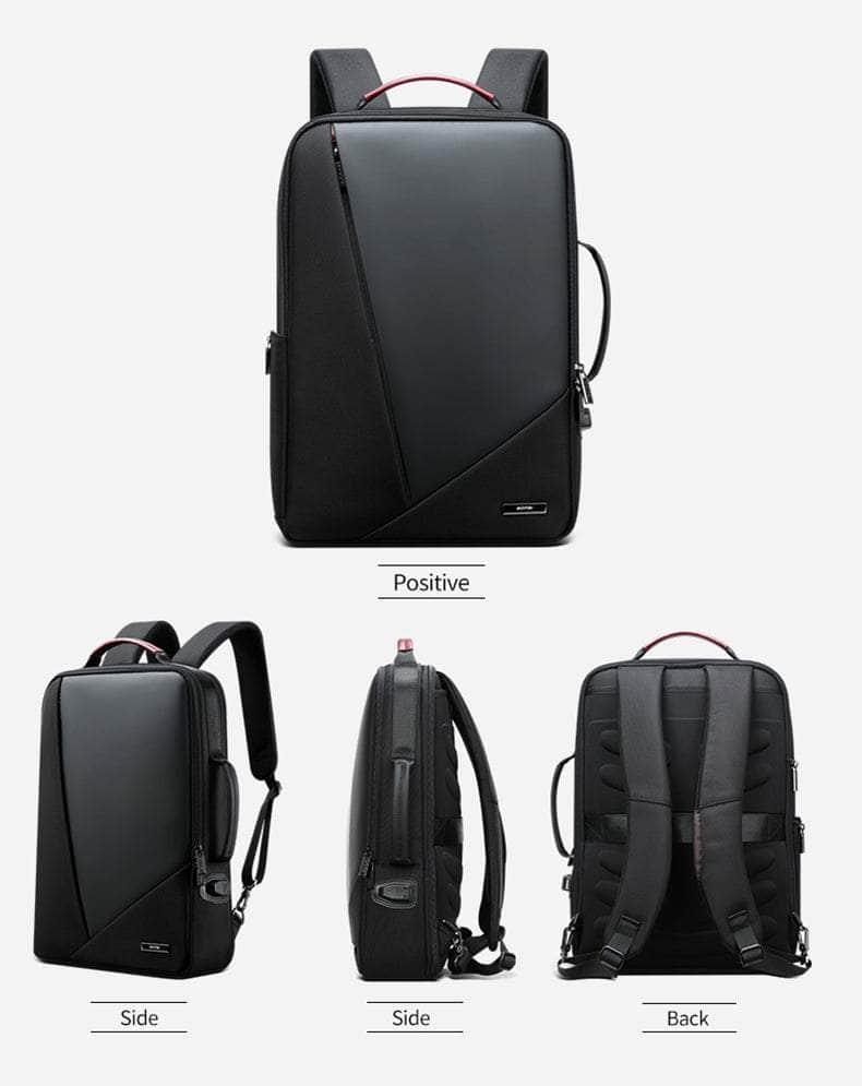 BOPAI Anti Theft Business Laptop Backpack with USB Charging Port - Perfect for Office, Travel & College Students