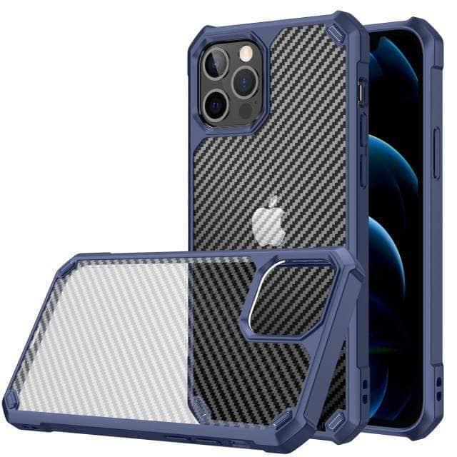 Premium Shockproof iPhone 13 Pro Max Case - Carbon Fiber Airbag Protection for Drop Resistance | Perfect for Outdoor Adventures, Travel & Daily Use
