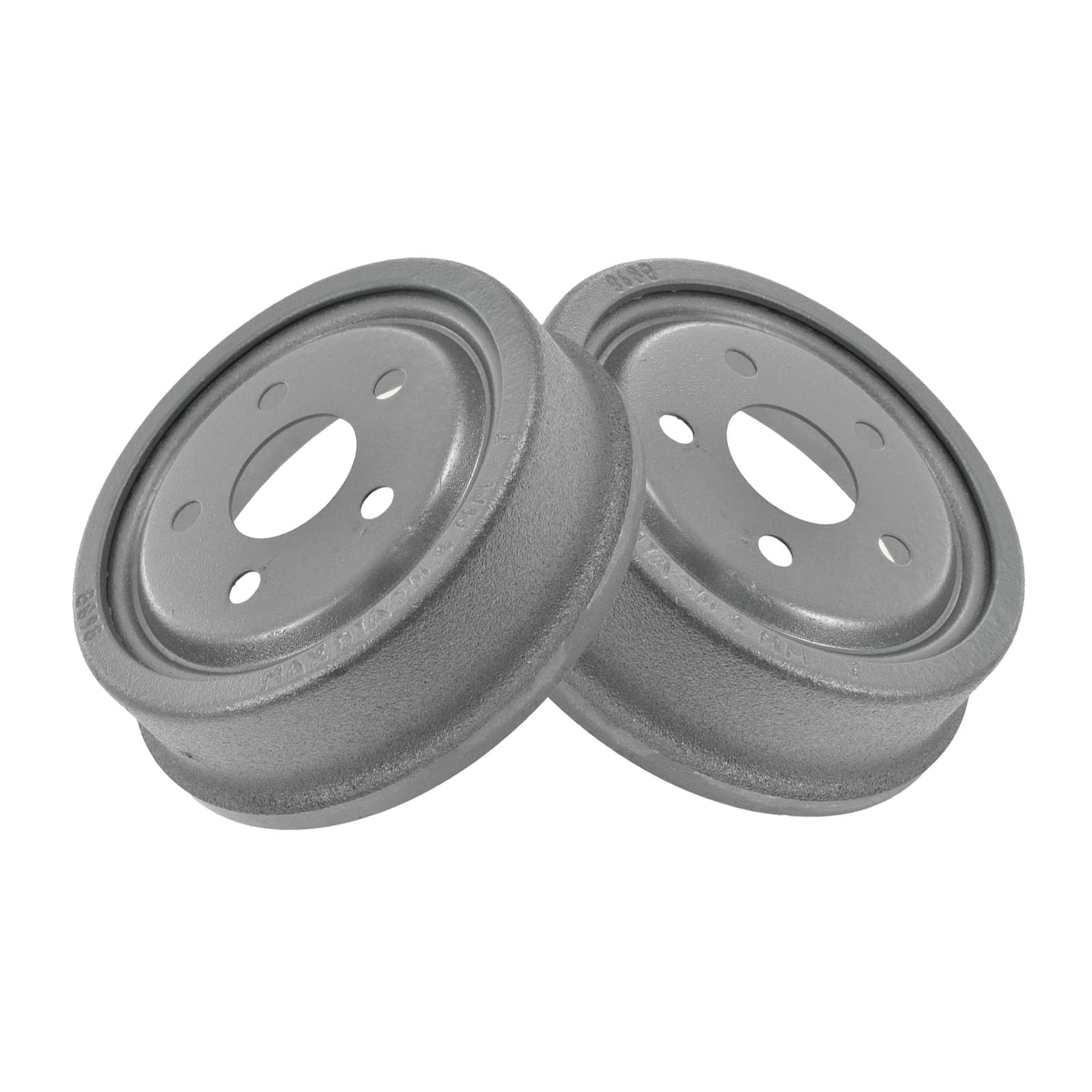 Rear Brake Drum Pair Set Kit - LH Driver & RH Passenger Compatible with Buick Chevy Pontiac - Perfect for Smooth Braking & Vehicle Maintenance
