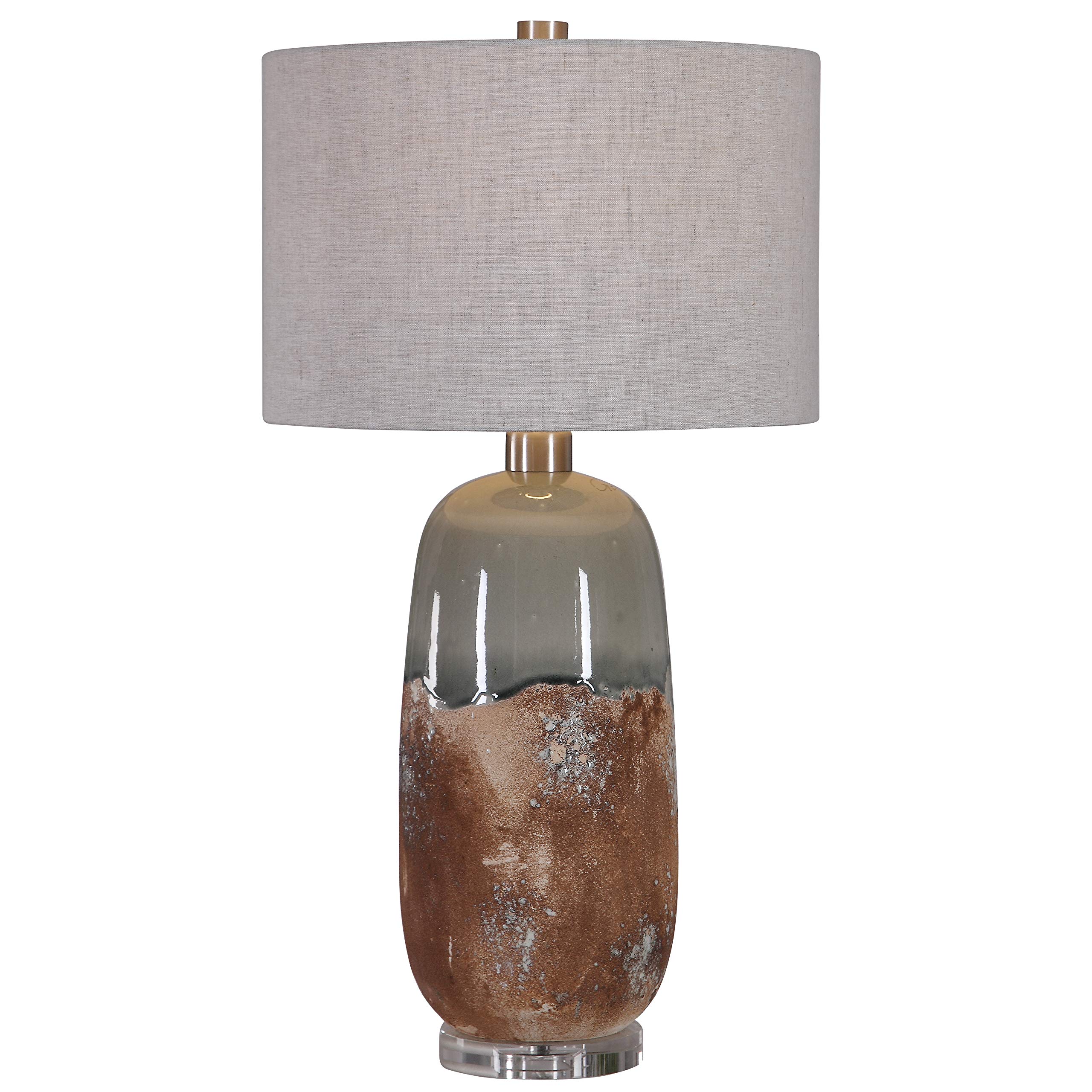Maggie Ceramic Table Lamp - Modern Decorative Lighting for Living Room, Bedroom & Office - Stylish Home Decor Accent Light with Warm White Glow
