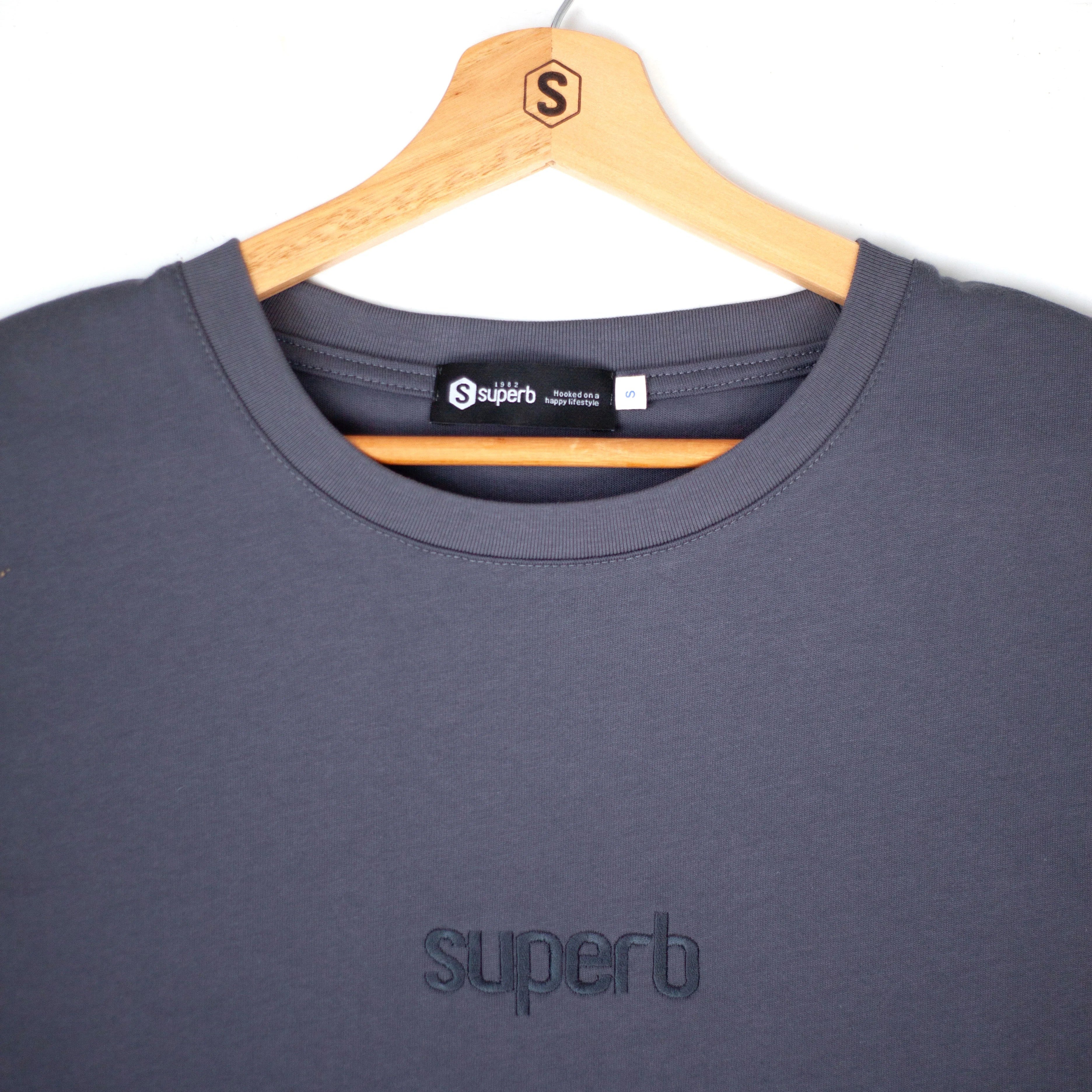 Essential Gunmetal T-Shirt for Men - Soft Cotton Comfort Fit Tee - Perfect for Casual Wear, Gym & Everyday Outfits