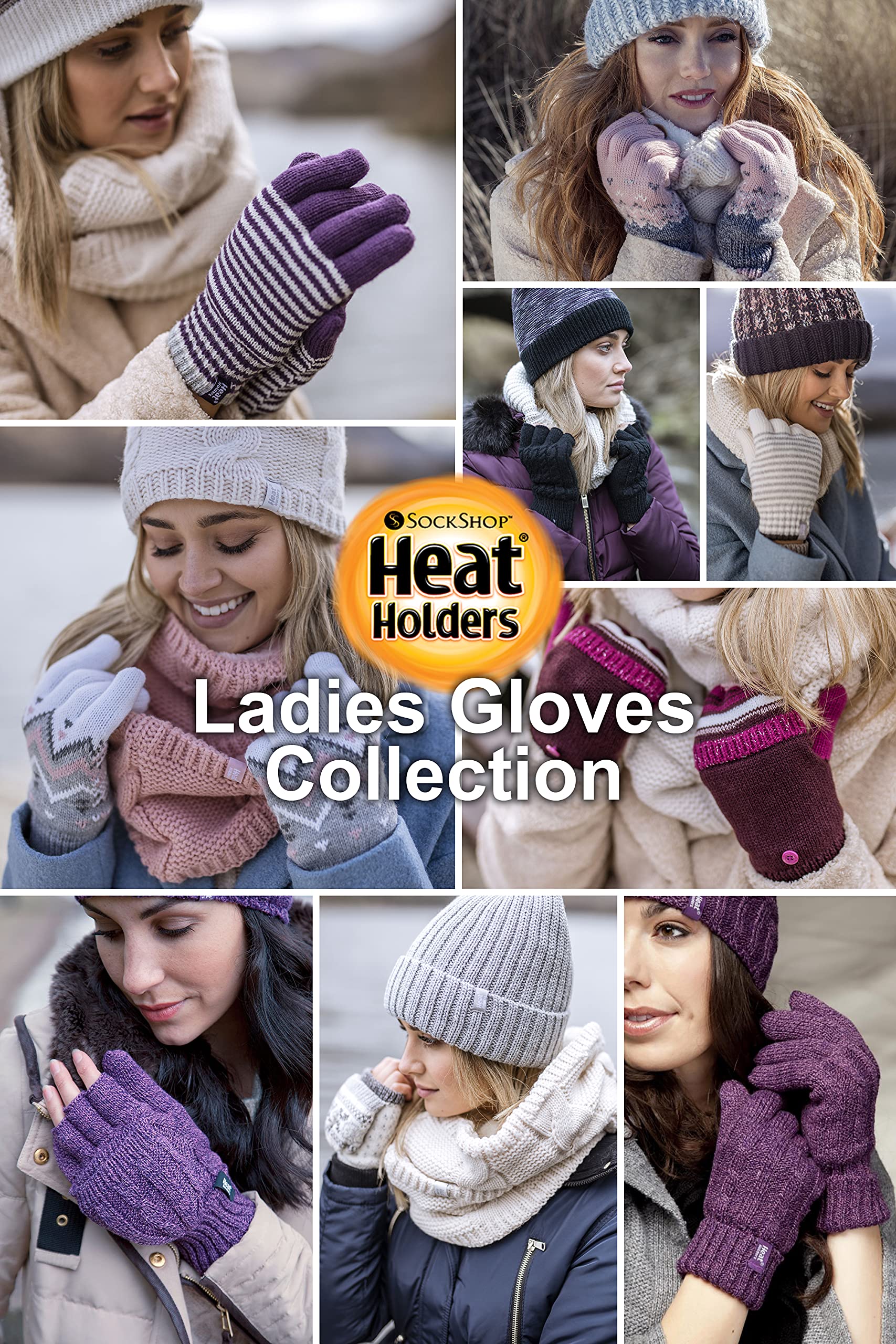 Heat Holders Women's Thermal Gloves - Ultra Warm Winter Gloves for Cold Weather, Outdoor Activities & Snow Sports