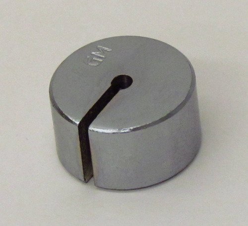 SEO Optimized 20 Gram Steel Nickel Plated Slotted Weight for Science Experiments, Physics Labs & Precision Measurement