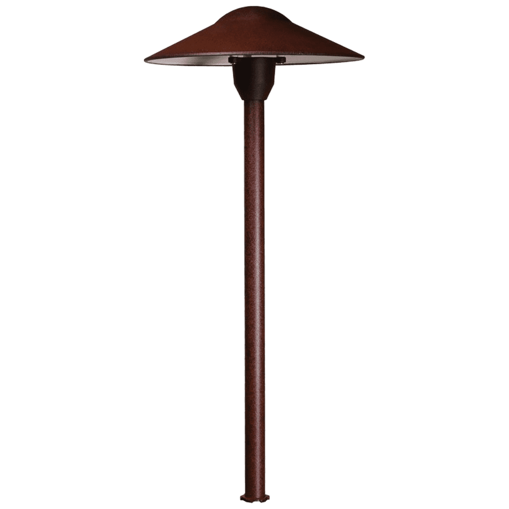 DL03 4x/8x/12x Pack 12V AC/DC Aluminum Low Voltage Landscape Lighting Mushroom Path Light - 3W 3000K Warm White LED Bulb for Garden, Yard, Walkway, Patio, and Driveway Illumination