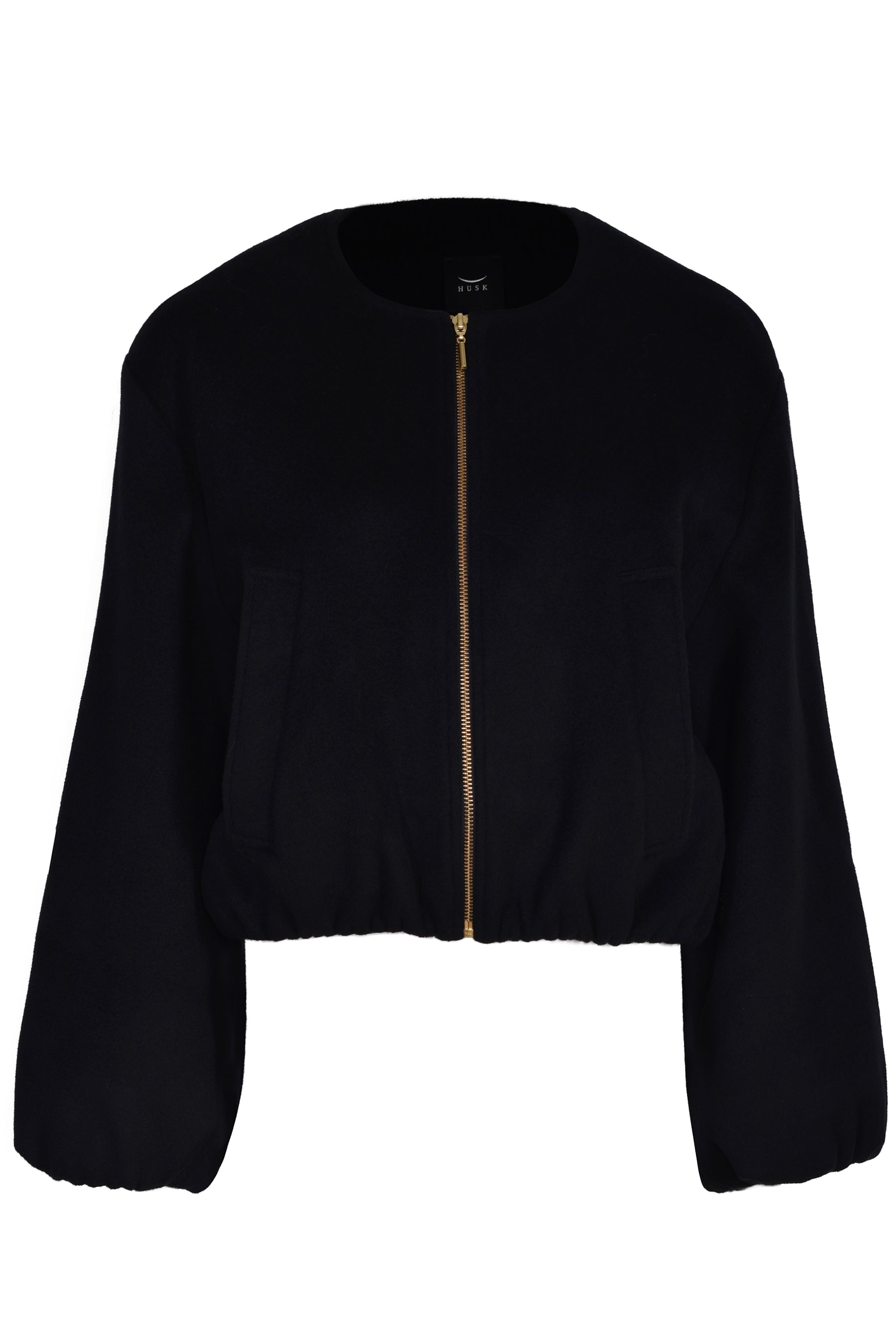 Husk Dreamer Bomber Jacket - Black | Stylish Men's Outerwear for Casual & Streetwear Fashion | Perfect for Everyday Wear & Night Out