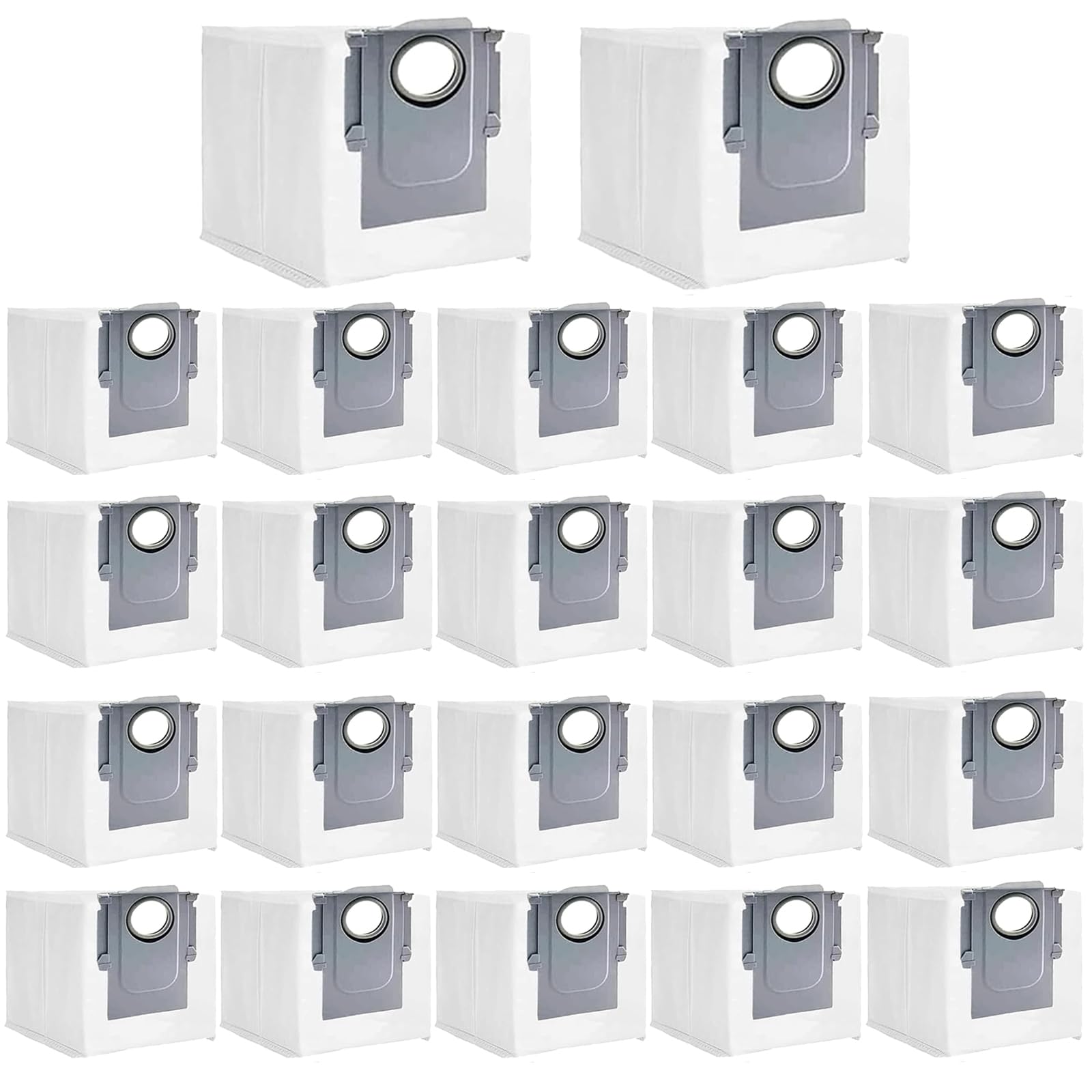 22 Pack Dust Bags for Roborock S8+/S8 Pro Ultra/S7 MaxV Ultra/Q7+/Q8 Max+/Q5 Pro Robot Vacuum Cleaners | 3L Large Capacity Disposable Vacuum Bags | Perfect for Home Cleaning & Maintenance