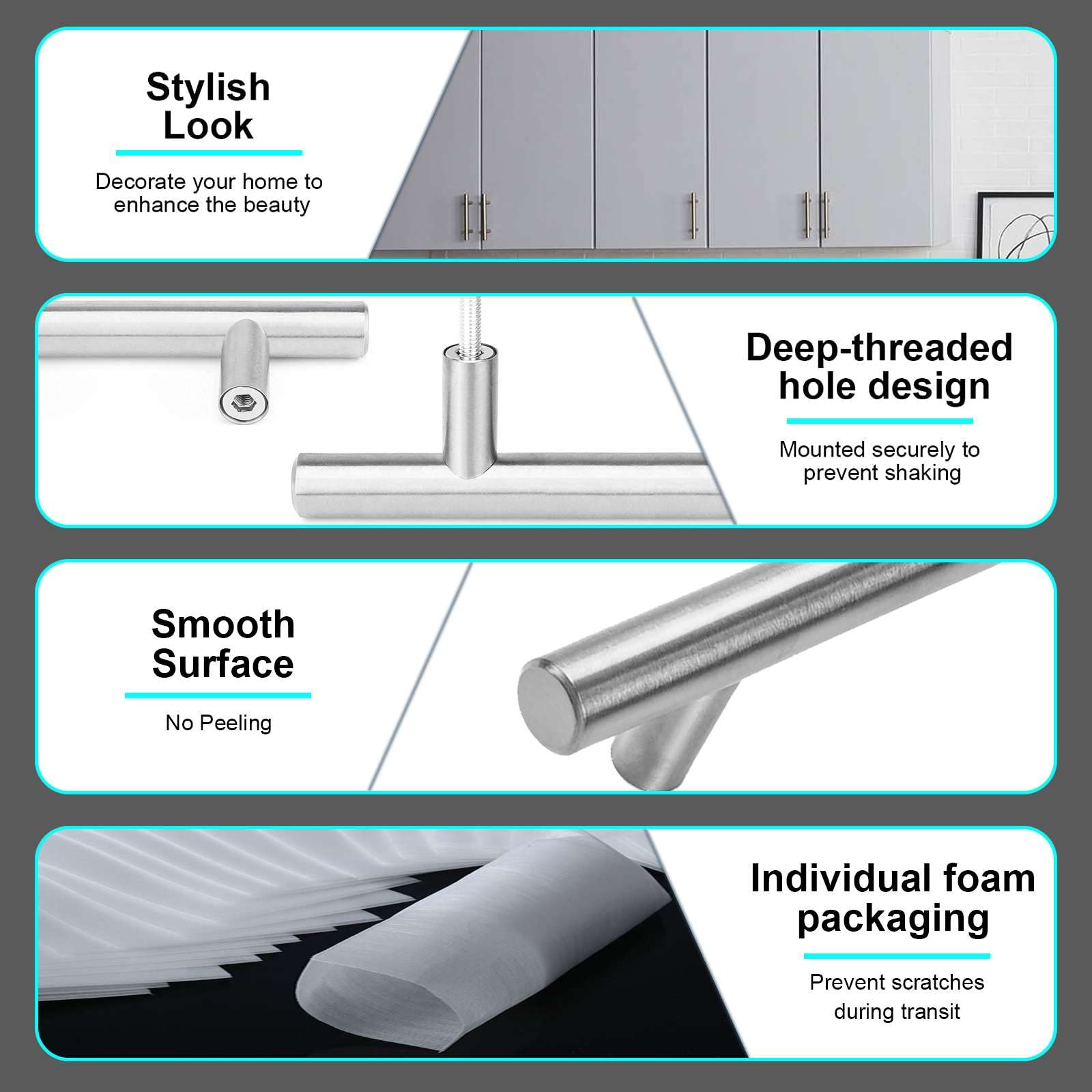 Stainless Steel Cabinet Handles 10