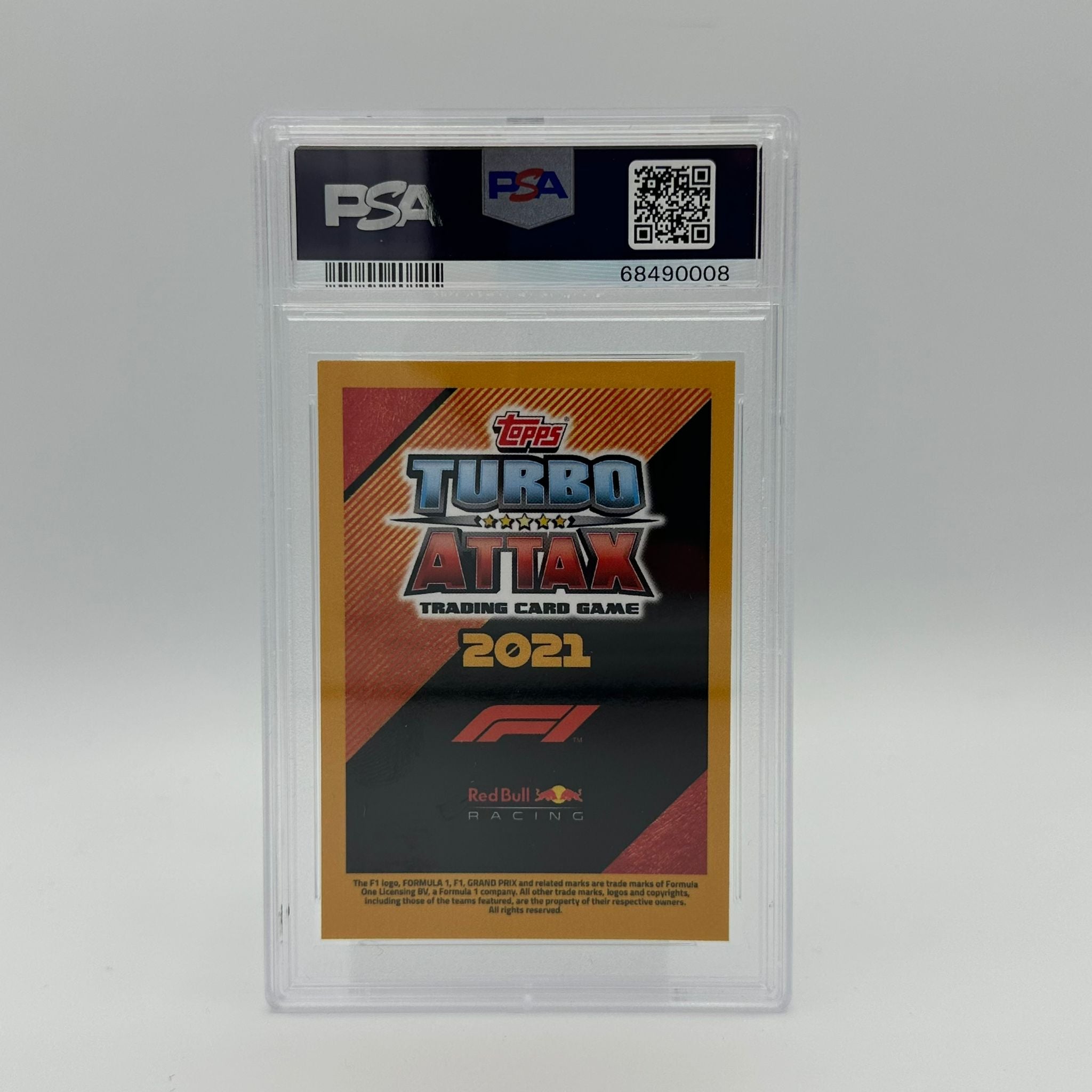 PSA 10 Graded Max Verstappen 1/250 Limited Edition Fire Racing Cards - Perfect for Collectors, Sports Memorabilia & F1 Fans