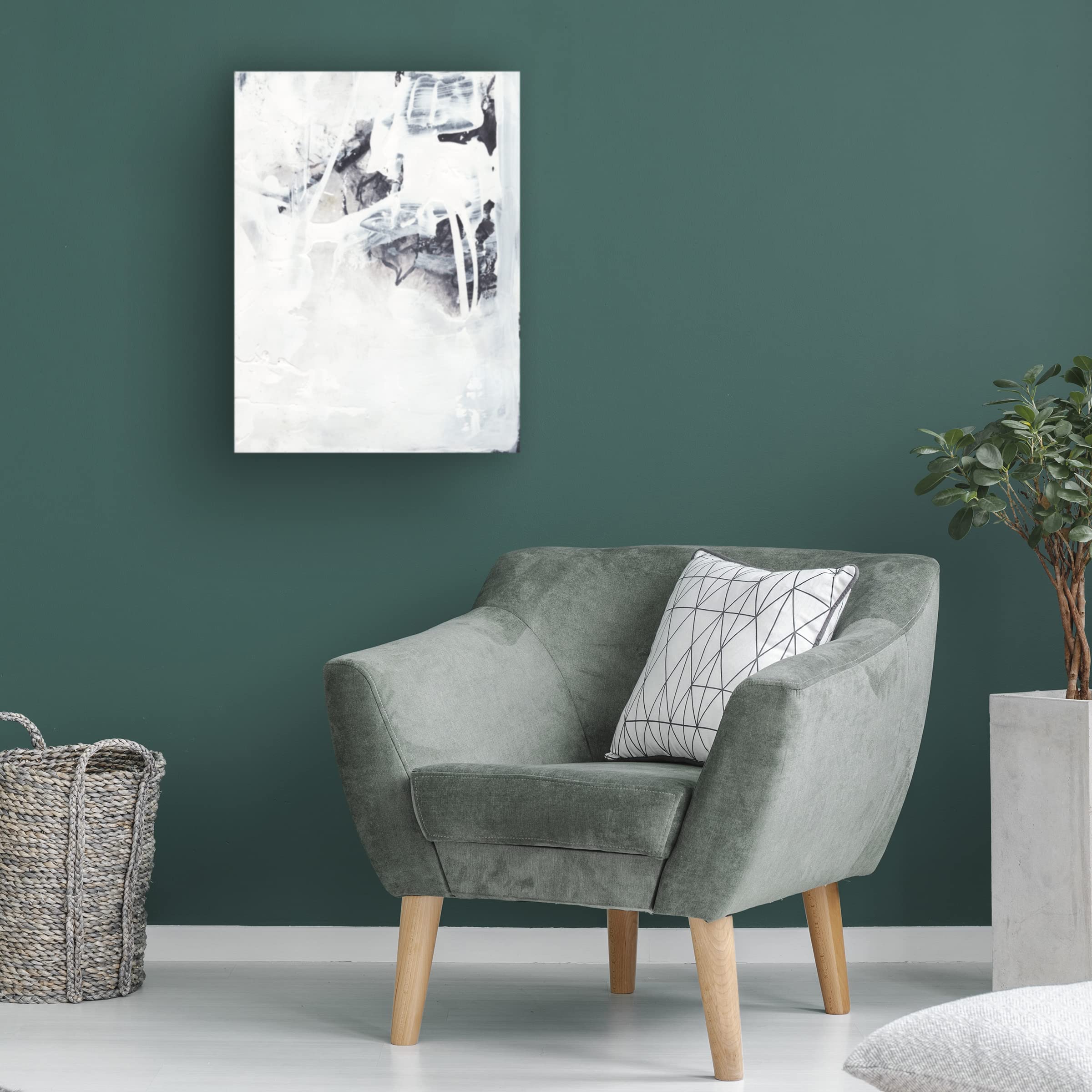 Fire and Ice III Canvas Art Print by Joyce Combs - Modern Abstract Wall Decor for Living Room, Bedroom & Office - Trademark Fine Art Collection