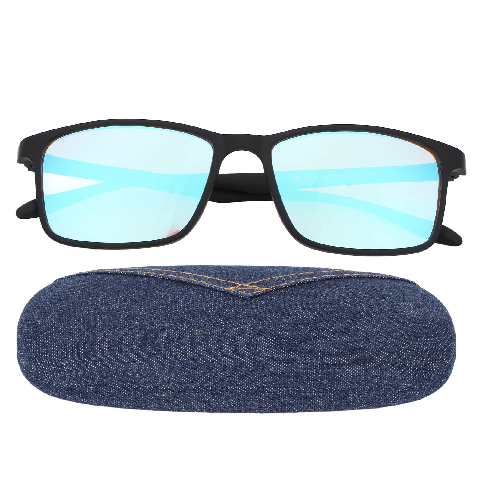 Color Blind Correcting Glasses for Red-Green Blindness - High Contrast Vision Enhancement with UV Protection & Stylish Frame - Includes Protective Case - Ideal for Indoor/Outdoor Activities, Sports, Driving & Daily Wear