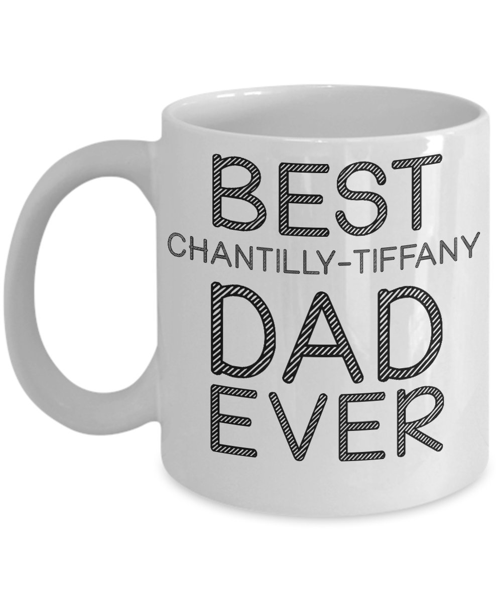 Funny Valentine's Day Gifts for Chantilly-Tiffany Cat Dads - Unique Father's Day Presents from Kids - Special Gifts for Cat Lovers & Men - Perfect for Birthday, Anniversary & Father's Day Celebrations
