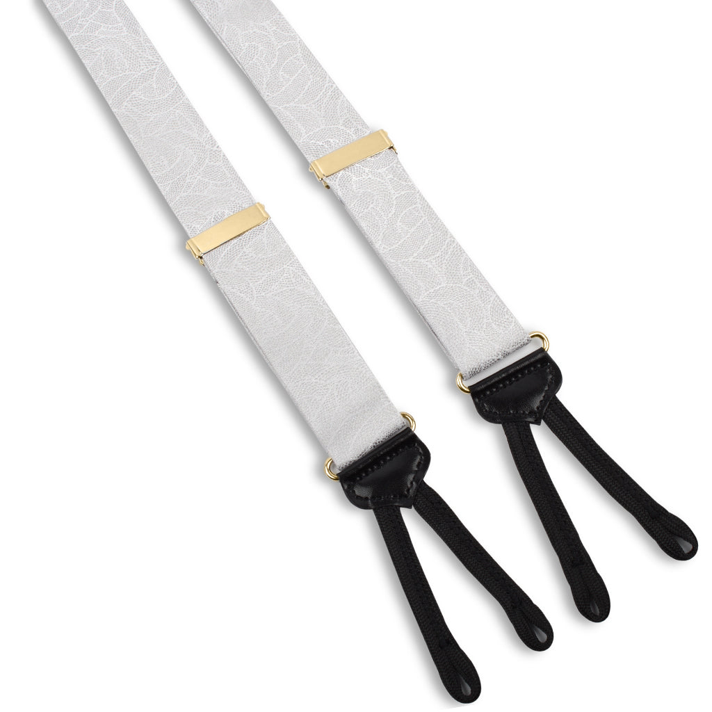 WZ61930 Men's Formal Suspenders - Adjustable Elastic Braces for Suits, Tuxedos & Business Attire | Perfect for Weddings, Office & Special Occasions