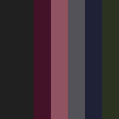 Black*2/ Purple/ Dark Pink/ Grey/ Navy Blue/ Olive Green