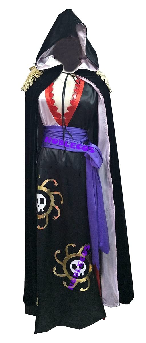 Anime One Piece Boa Hancock Cosplay Costume - Snake Woman Cheongsam Halloween Outfit Full Set for Women | Perfect for Cosplay Events, Halloween Parties & Anime Conventions