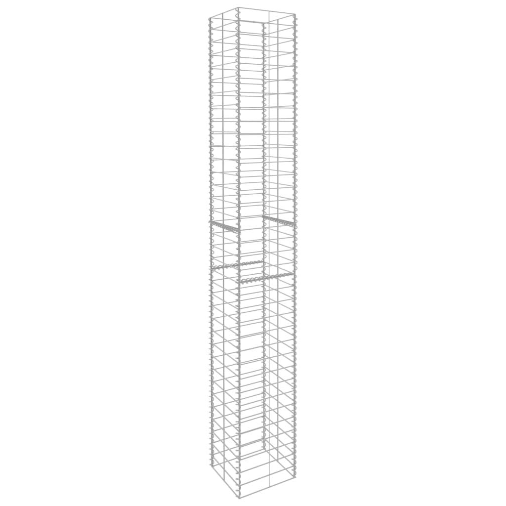 3-Pack Galvanized Steel Gabion Baskets 9.8