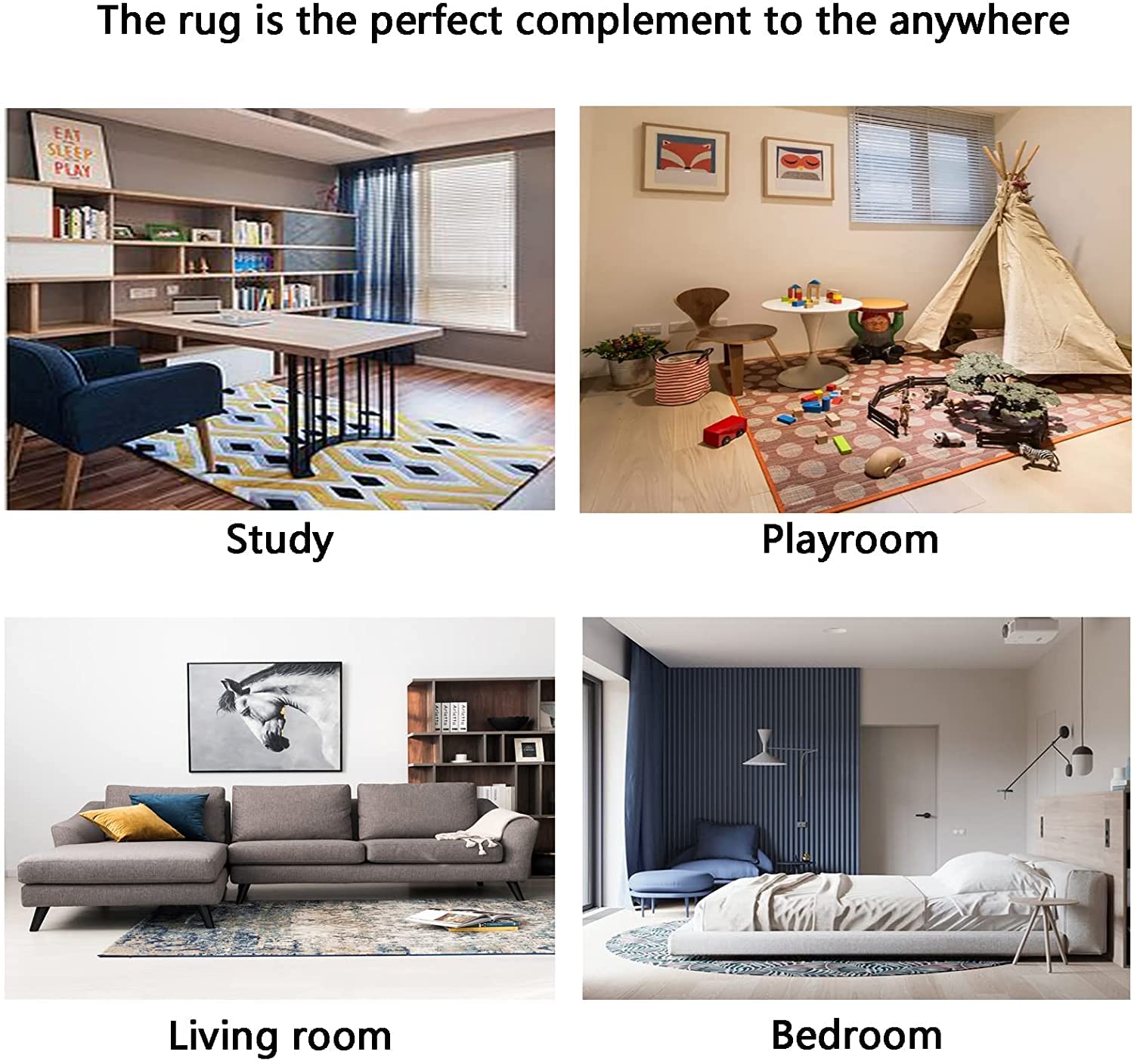 Orange Gold Round Area Rugs - Modern Abstract Striped Faux Wool Shag Plush Circle Carpet for Living Room, Bedroom, Kitchen & Playroom | Soft Large 7ft Rug for Beside Bed, Sofa & Chair | Perfect for Cozy Home Decor & Kids Play Area