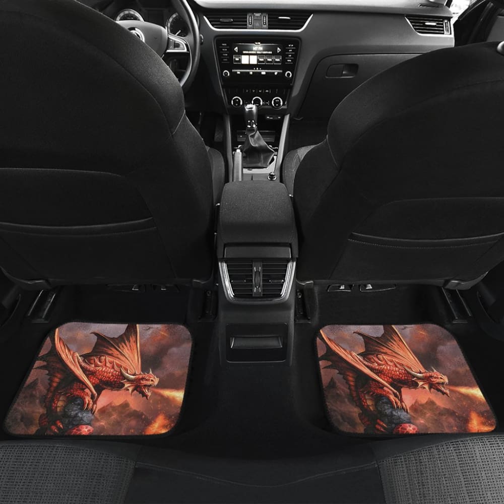 Premium Dragon-Themed Car Floor Mats for Newborns - Non-Slip, Waterproof & Easy to Clean - Perfect for Baby Safety & Car Interior Protection