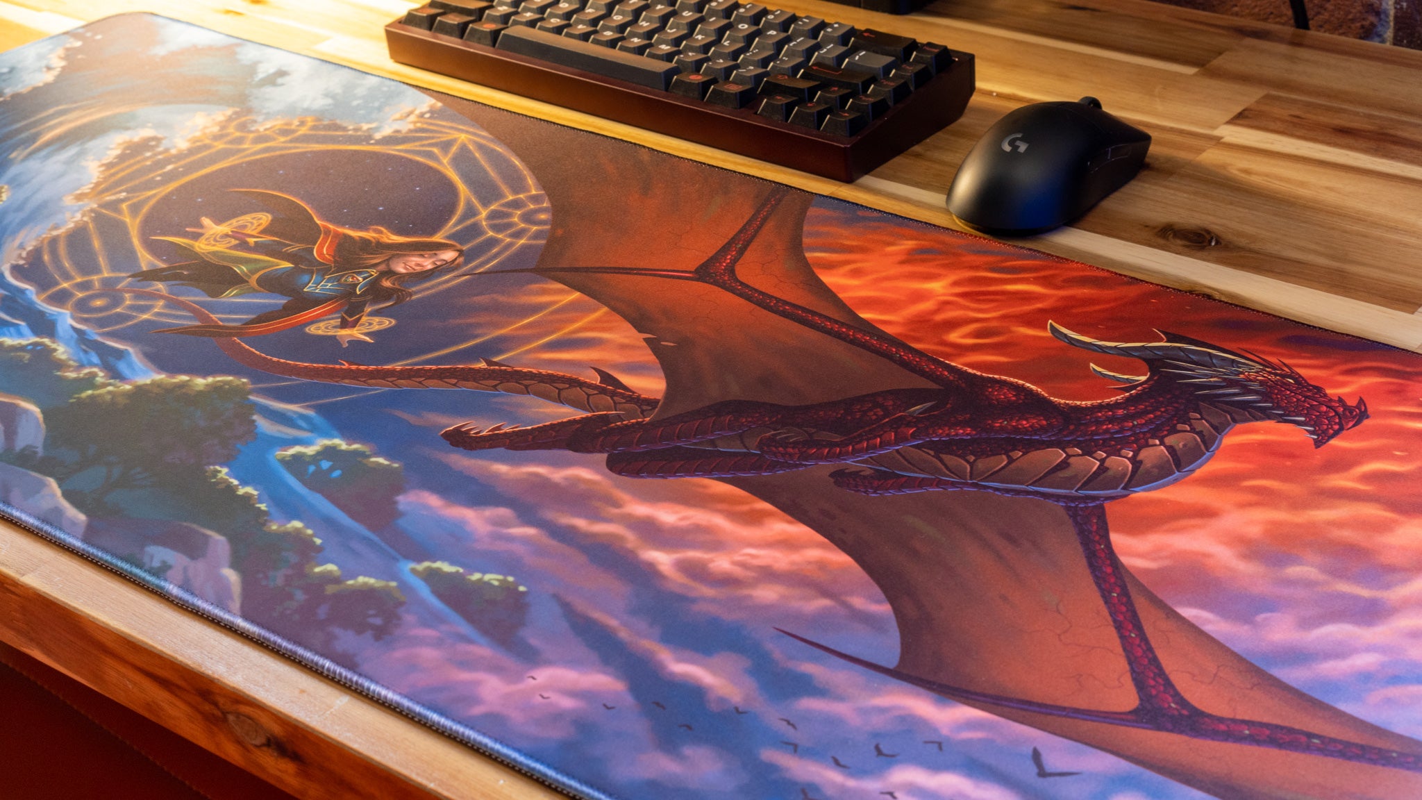 Alliestrasza The Alchemist Content Creator Collaboration Limited Edition XL Gaming Mouse Pad - Premium Large Desk Mat for PC, Esports & Office Work