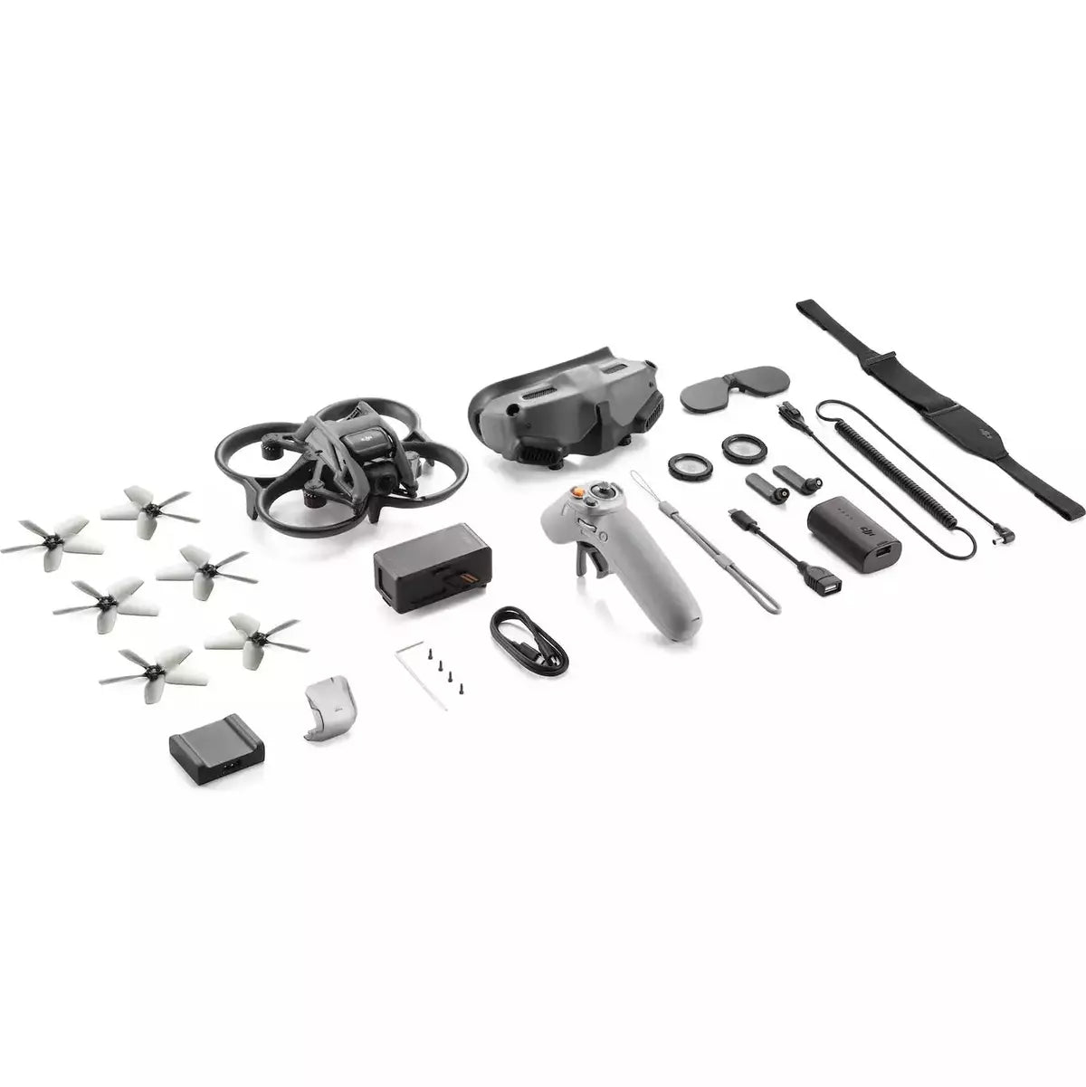 DJI Avata FPV Drone Pro-View Combo with Fly More Kit - 4K HD Camera, 34 Mins Flight Time, Immersive Goggles for Aerial Photography & Videography - Perfect for Travel Vlogging, Real Estate Tours & Outdoor Adventures