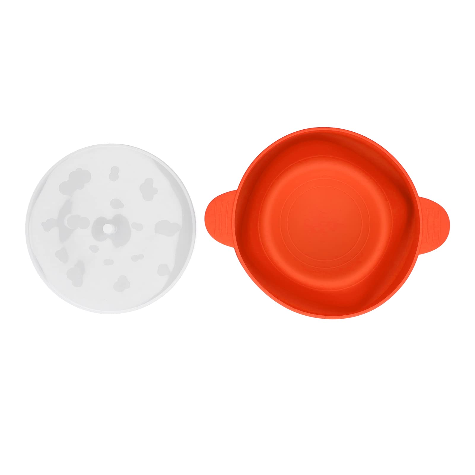 Velaurs Large Capacity Microwave Popcorn Popper - BPA-Free Food Grade Silicone Popcorn Maker for Microwave & Oven - Perfect for Movie Nights, Snack Time & Family Gatherings (Orange)