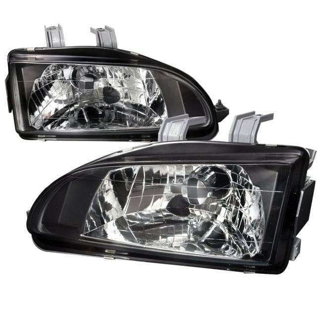 1992-1995 Honda Civic Headlights - Replacement Car Lights for Honda Civic 4th Gen - Perfect for Night Driving & Auto Restoration Projects