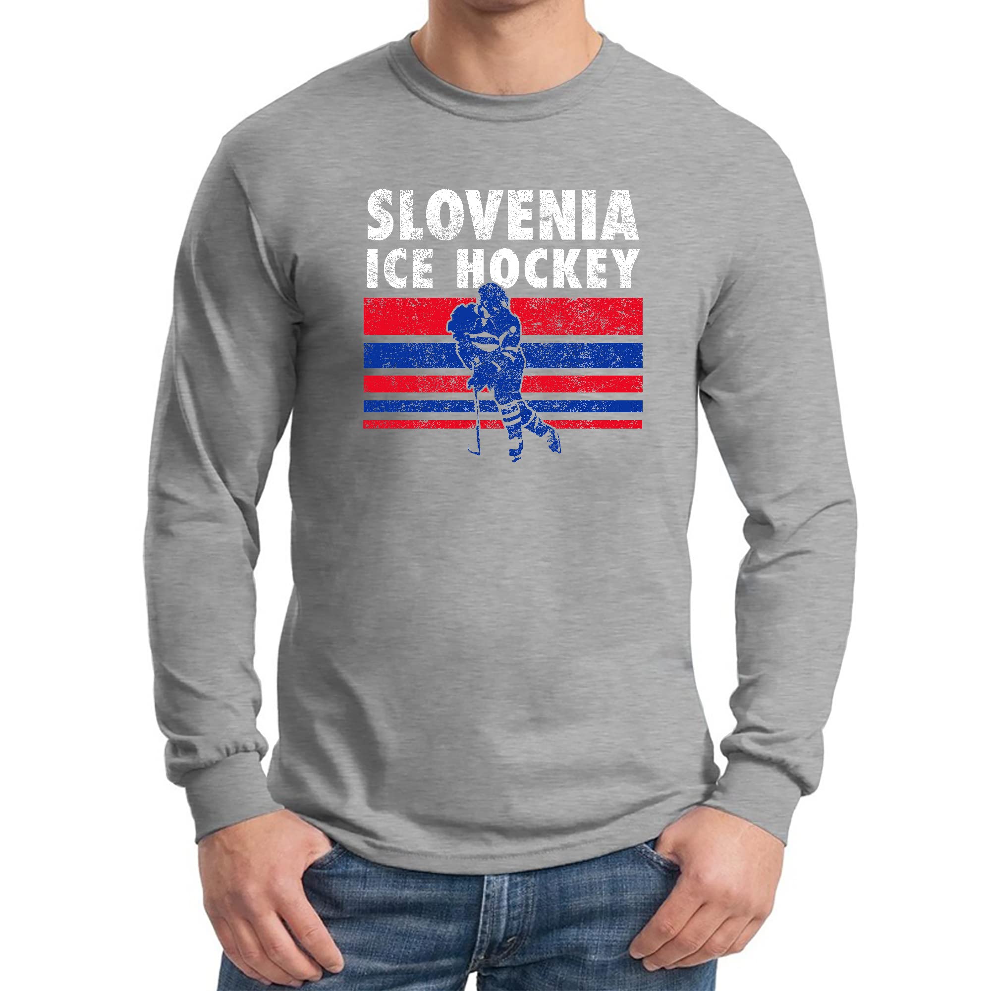 Men's Ice Hockey Jersey - Long Sleeve Performance Shirt for Winter Sports & Training - Perfect for Hockey Games, Practice & Outdoor Winter Activities