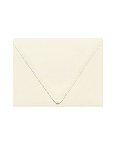 A2 Contour Flap Envelopes 4 3/8 x 5 3/4 Inches - 100% Recycled Kraft Paper - Pack of 500 - Perfect for Mailing, Business Correspondence & Wedding Invitations