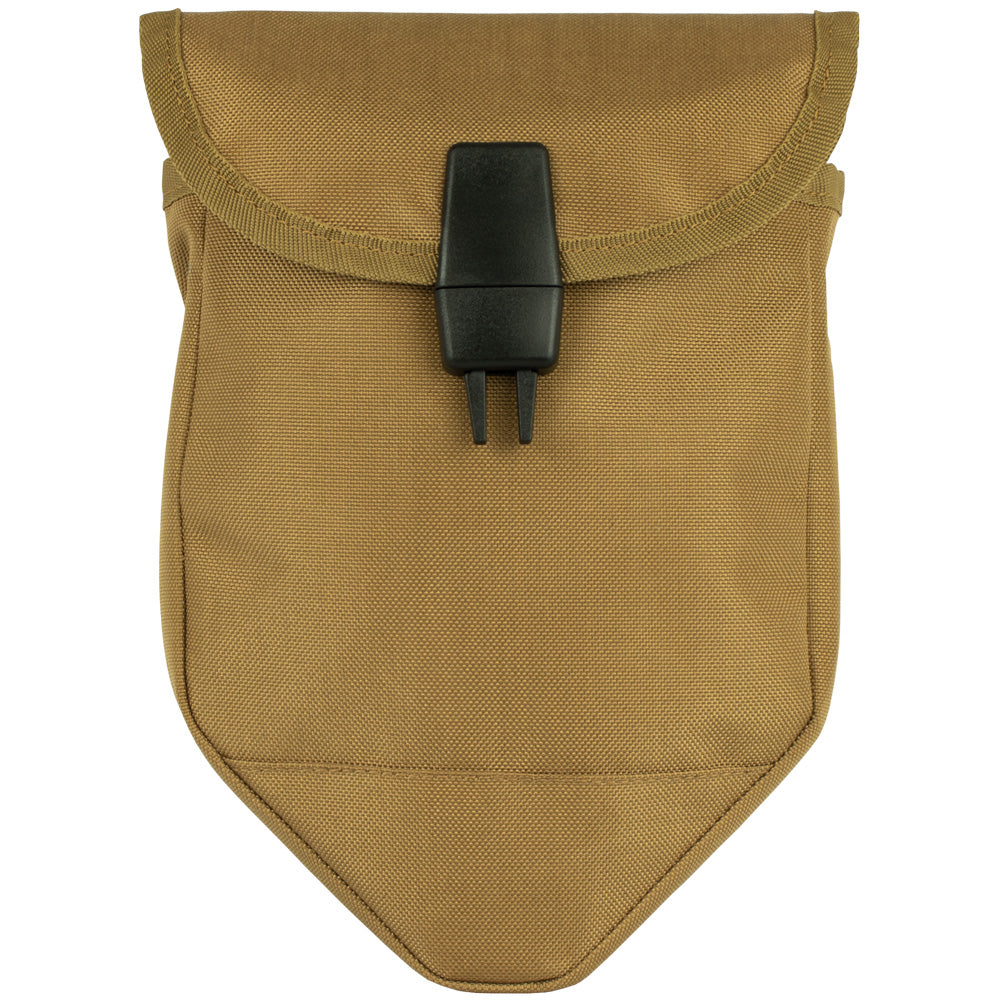 GI Style Tri-Fold Shovel Cover - Durable Military Grade Shovel Case for Camping, Hiking & Survival Gear - Fits Standard E-Tool Shovels