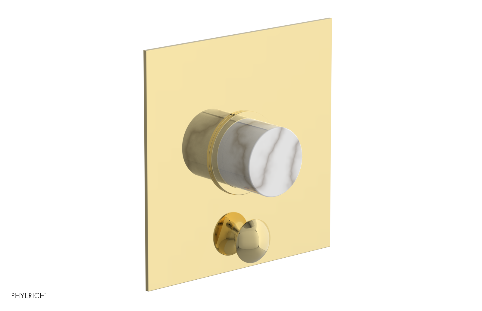 Premium BASIC II Pressure Balance Shower Plate with Diverter & Handle Trim Set - 4 Inch Chrome Finish for Bathroom Renovation | Perfect for Modern Home & Spa Experience