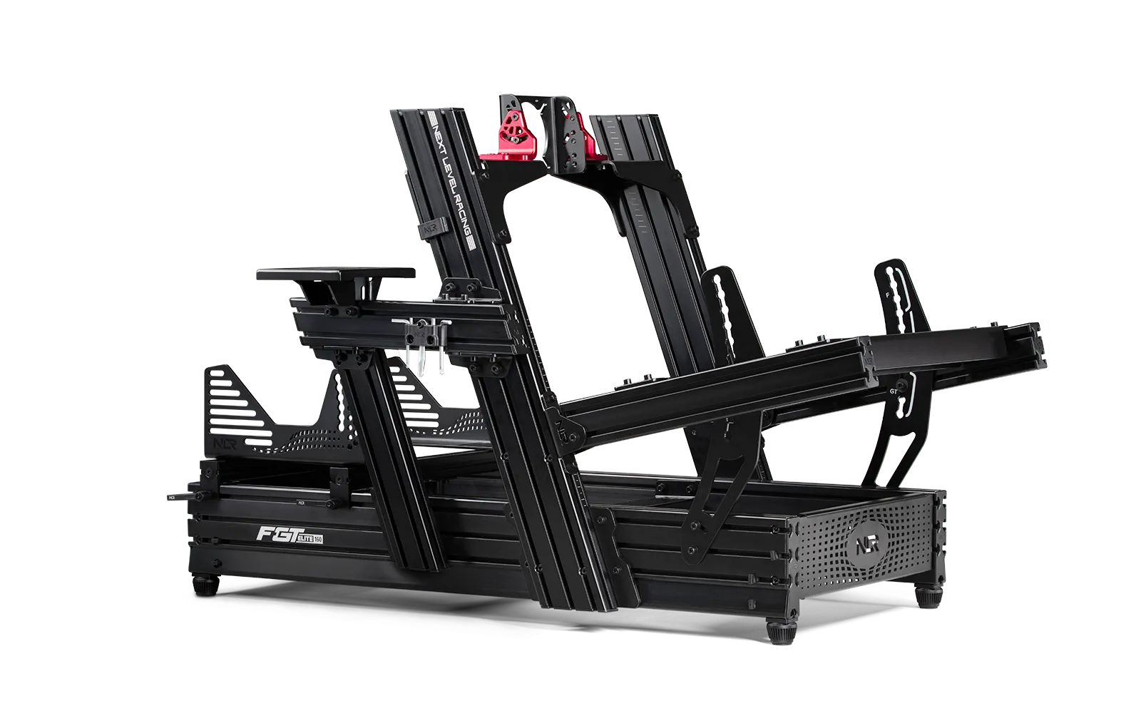 Next Level Racing F-GT Elite 160 Side & Front Plate Edition - Premium Racing Simulator Cockpit Frame for PC & Console Gaming | Perfect for Home Racing Setup & Esports Training