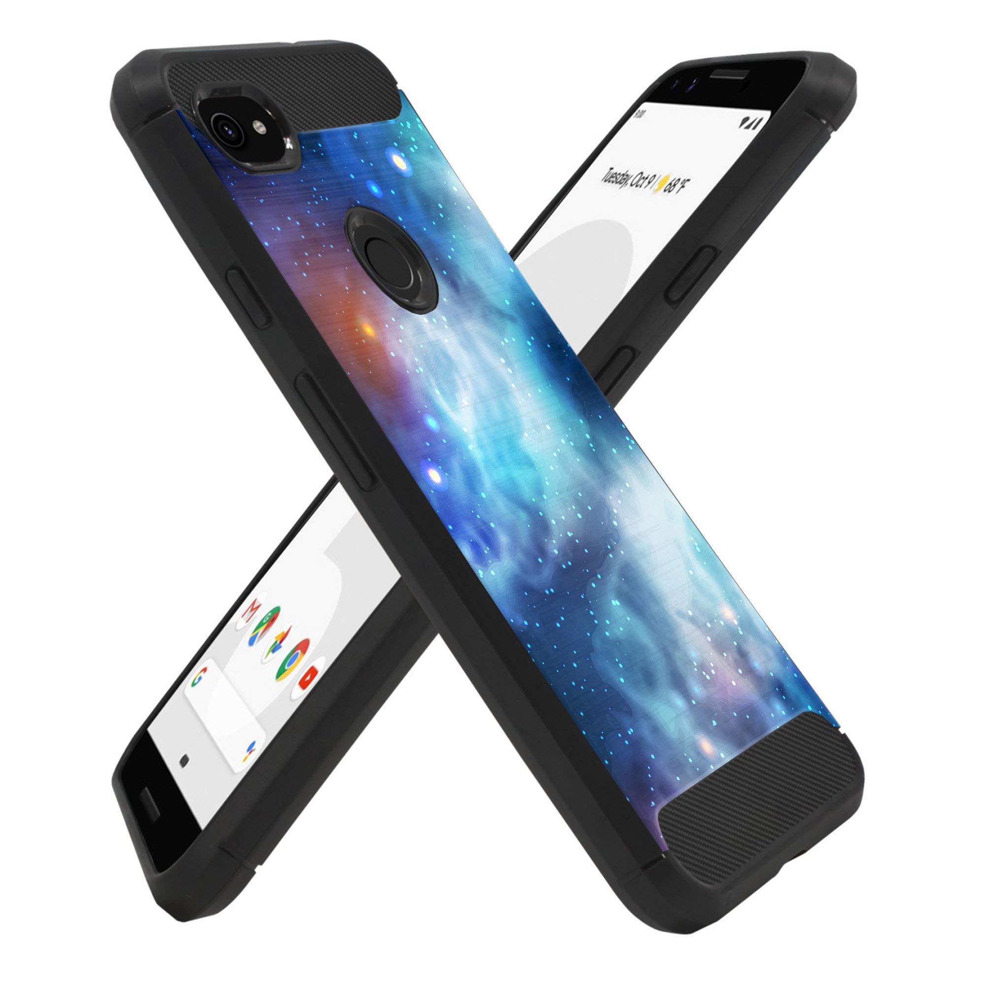 Google Pixel 3A Case - Slim TPU Cover with Scratch Protection & Galaxy Design for Daily Use