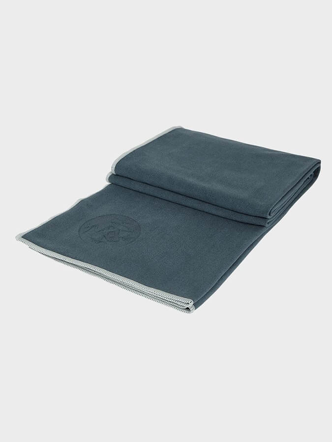 Manduka eQua Yoga Mat Towels - Non-Slip, Absorbent & Eco-Friendly for Hot Yoga, Pilates & Workouts - Perfect for Home & Studio Use