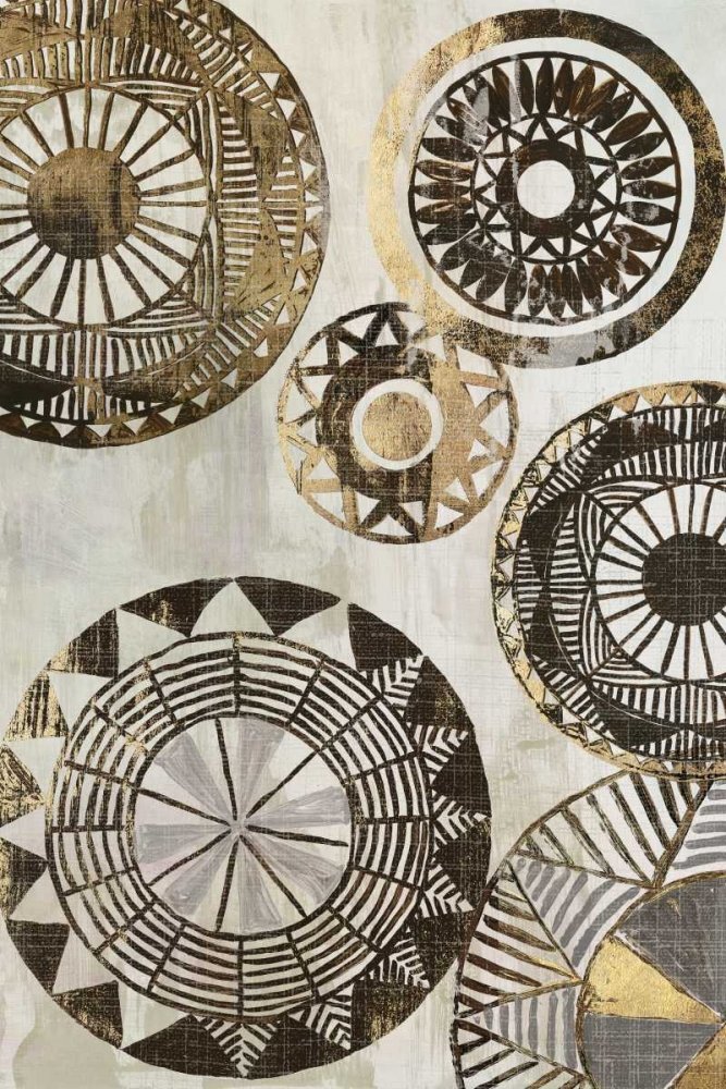 African Rings II by Tom Reeves - 16x24 Art Print Poster for Wall Decor | African Tribal Art, Home & Office Decoration