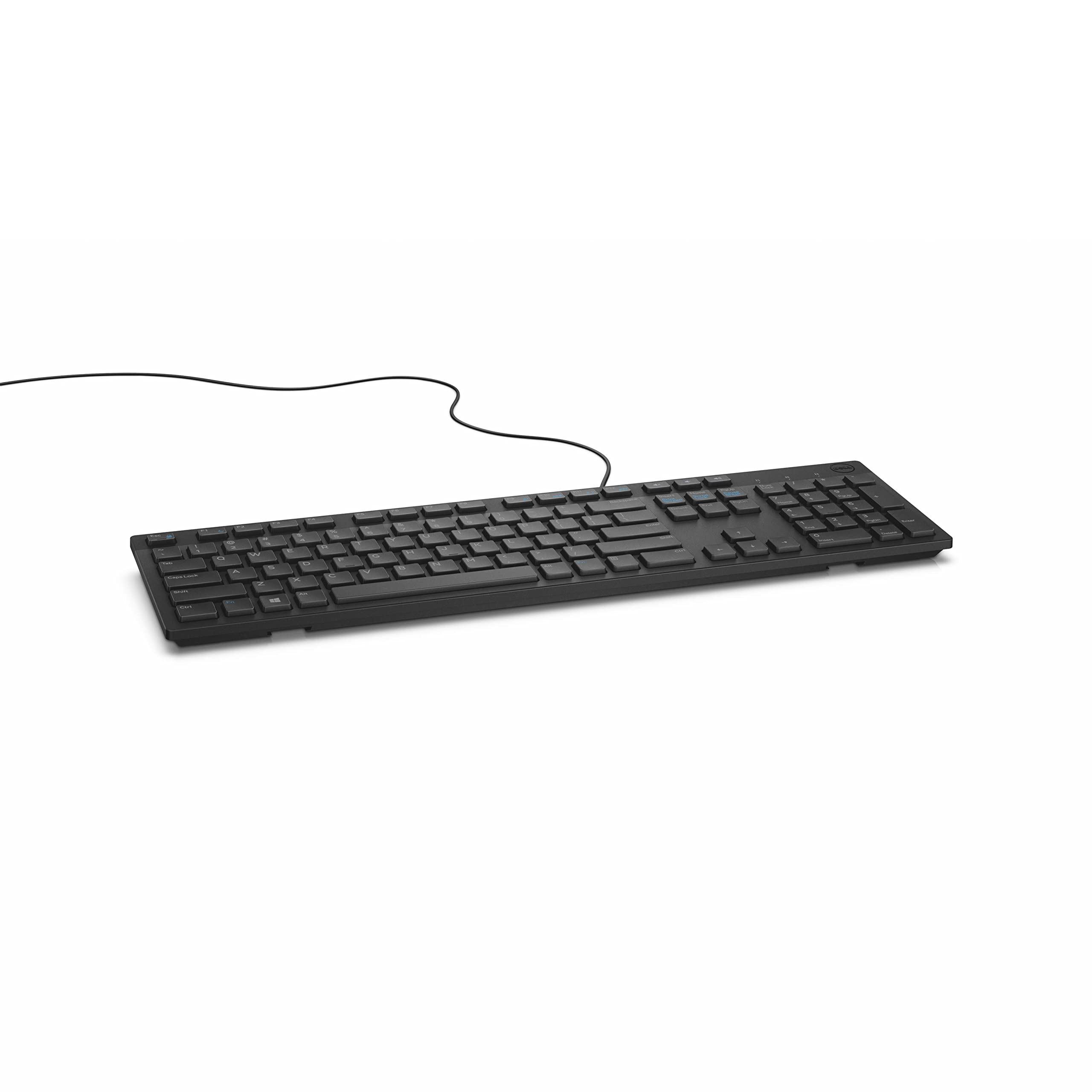Dell KB216 Multimedia USB-A Keyboard - Black (QWERTY, UK Layout) - Perfect for Office Work, Gaming & Home Computing