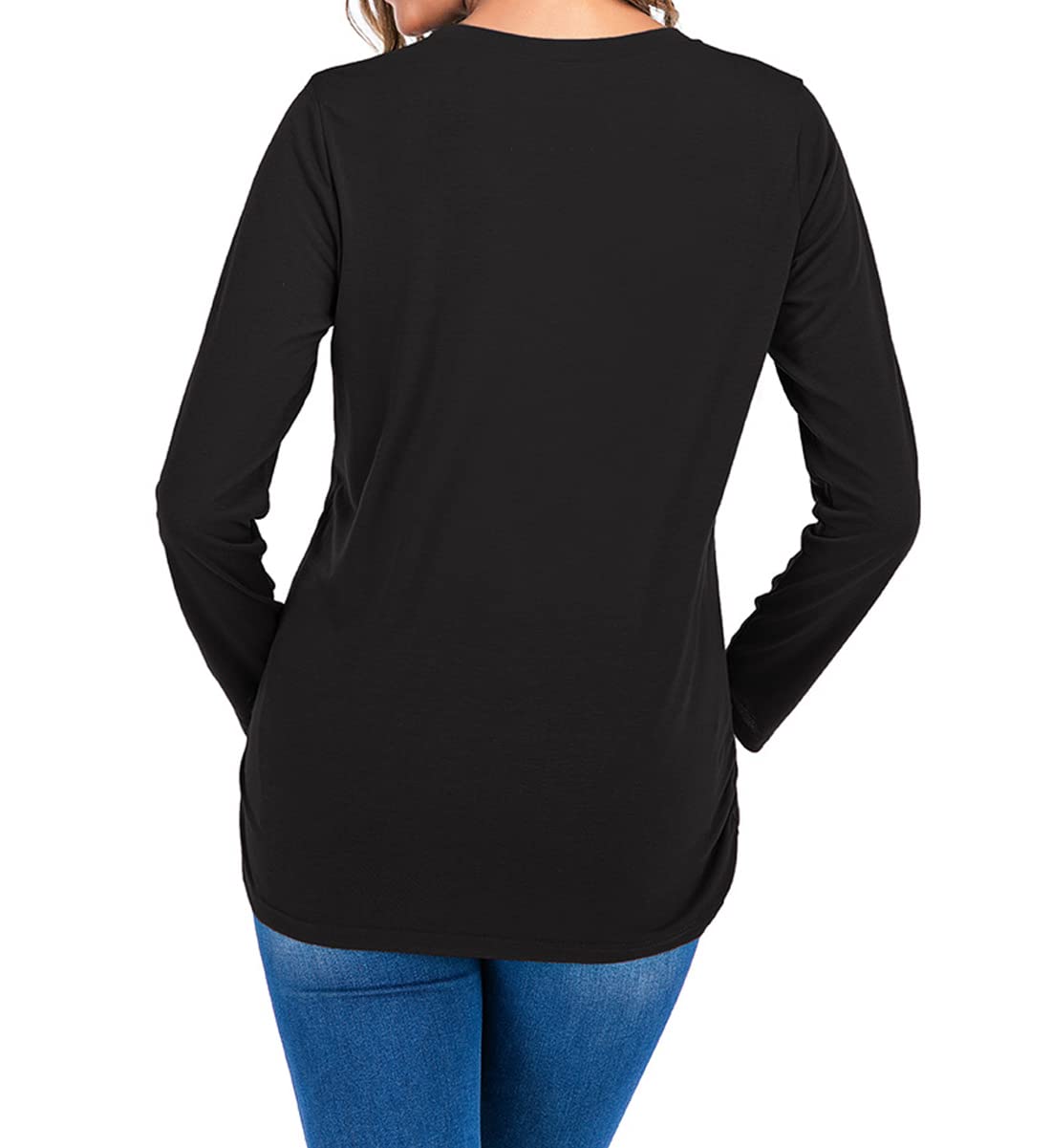 Funny Christmas Pregnancy Announcement T-Shirt for Women - Cute Maternity Tee Top for Holiday Photos & Family Gatherings