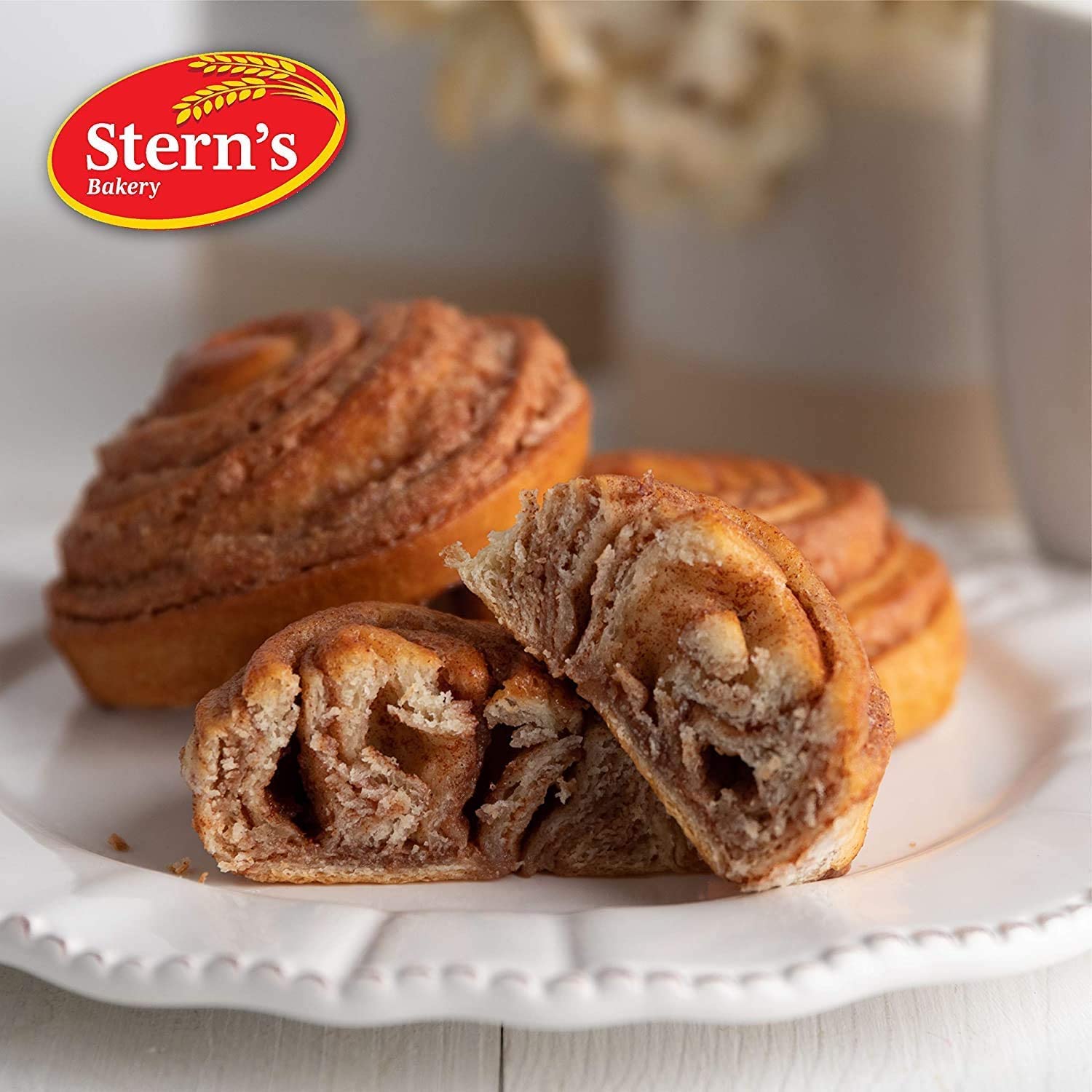 Delicious 1.5 Oz Cinnamon Rolls Snack Cakes - Dairy Free & Nut Free Pastries by Stern's Bakery (80 Count) - Perfect for Office Snacks, School Lunches, Afternoon Treats & On-the-Go Breakfast