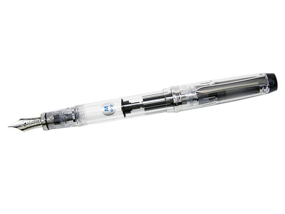 Pilot Custom Heritage 92 Fountain Pen - Clear Barrel with Piston Filler & Fine Nib (60586) - Perfect for Writing, Journaling, Calligraphy & Office Use