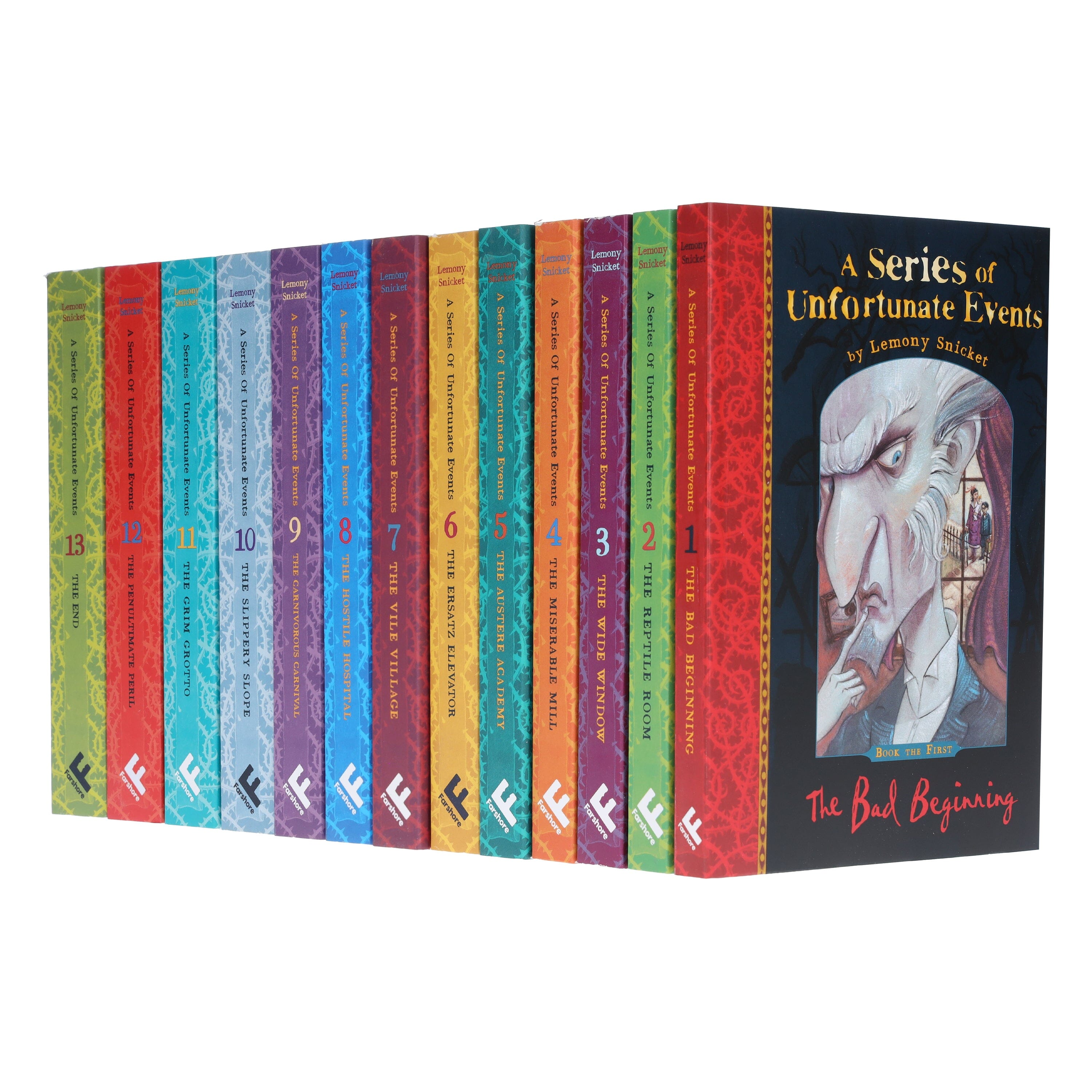 A Series of Unfortunate Events by Lemony Snicket - 13 Book Collection Set | Paperback for Kids Ages 9-14 | Perfect for Young Readers, Book Clubs & Gifts