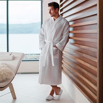 Soft & Cozy Waffle Weave Bathrobe for Women & Men - Plush Terry Cloth Spa Robe with Pockets - Perfect for Relaxing at Home, Lounging & After Shower