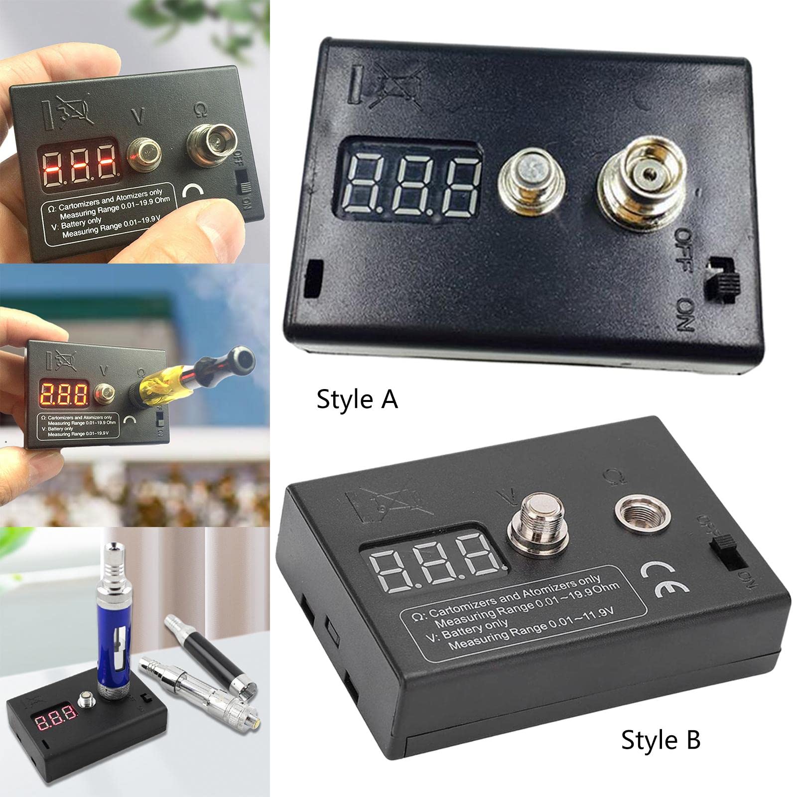 Digital Resistance Tester - Easy Use Wire Meter for DIY Projects | Home & Electrical Repair